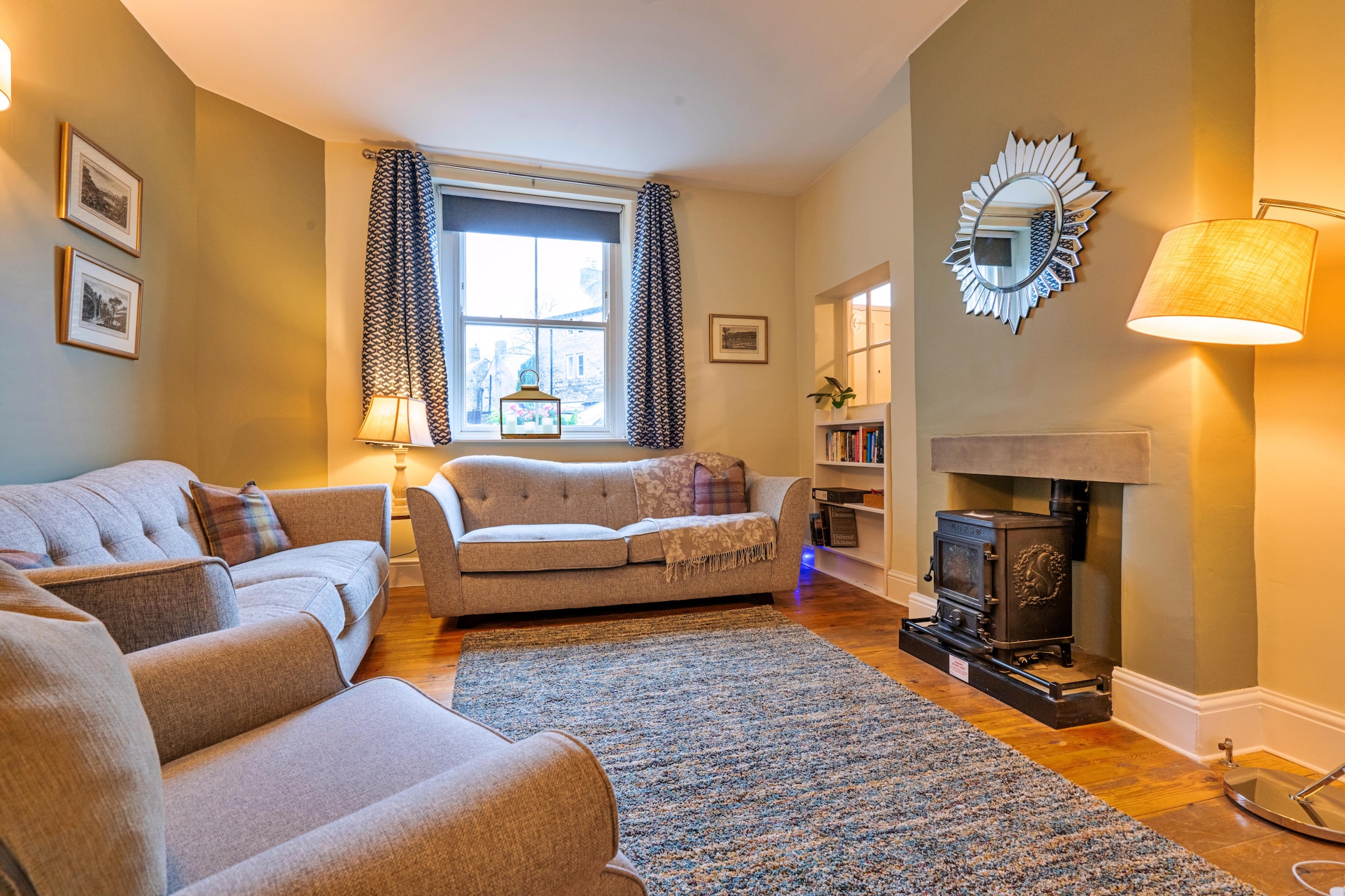The Cottage at Tideswell-Woonkamer