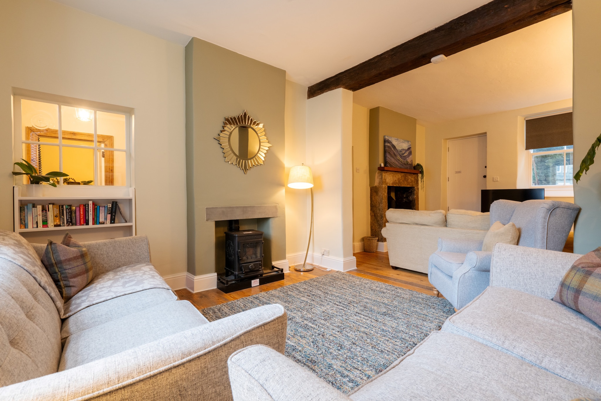 The Cottage at Tideswell-Woonkamer