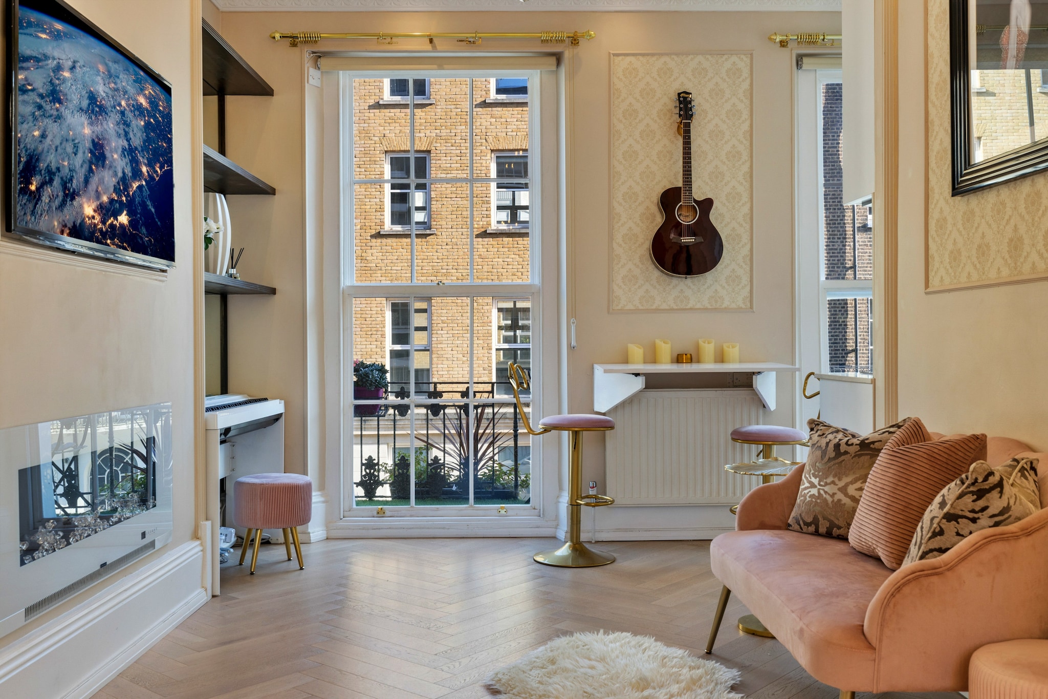 The Marylebone Marilyn-Woonkamer