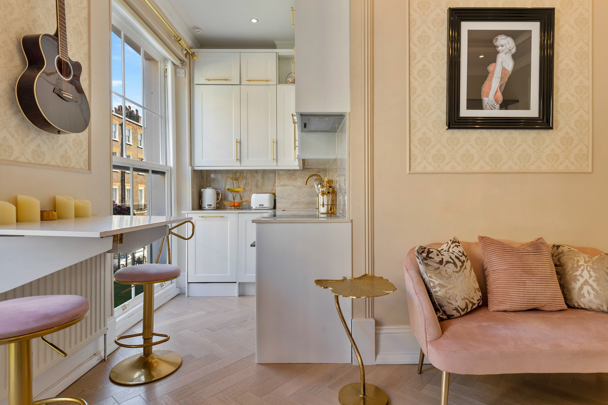 The Marylebone Marilyn-Woonkamer