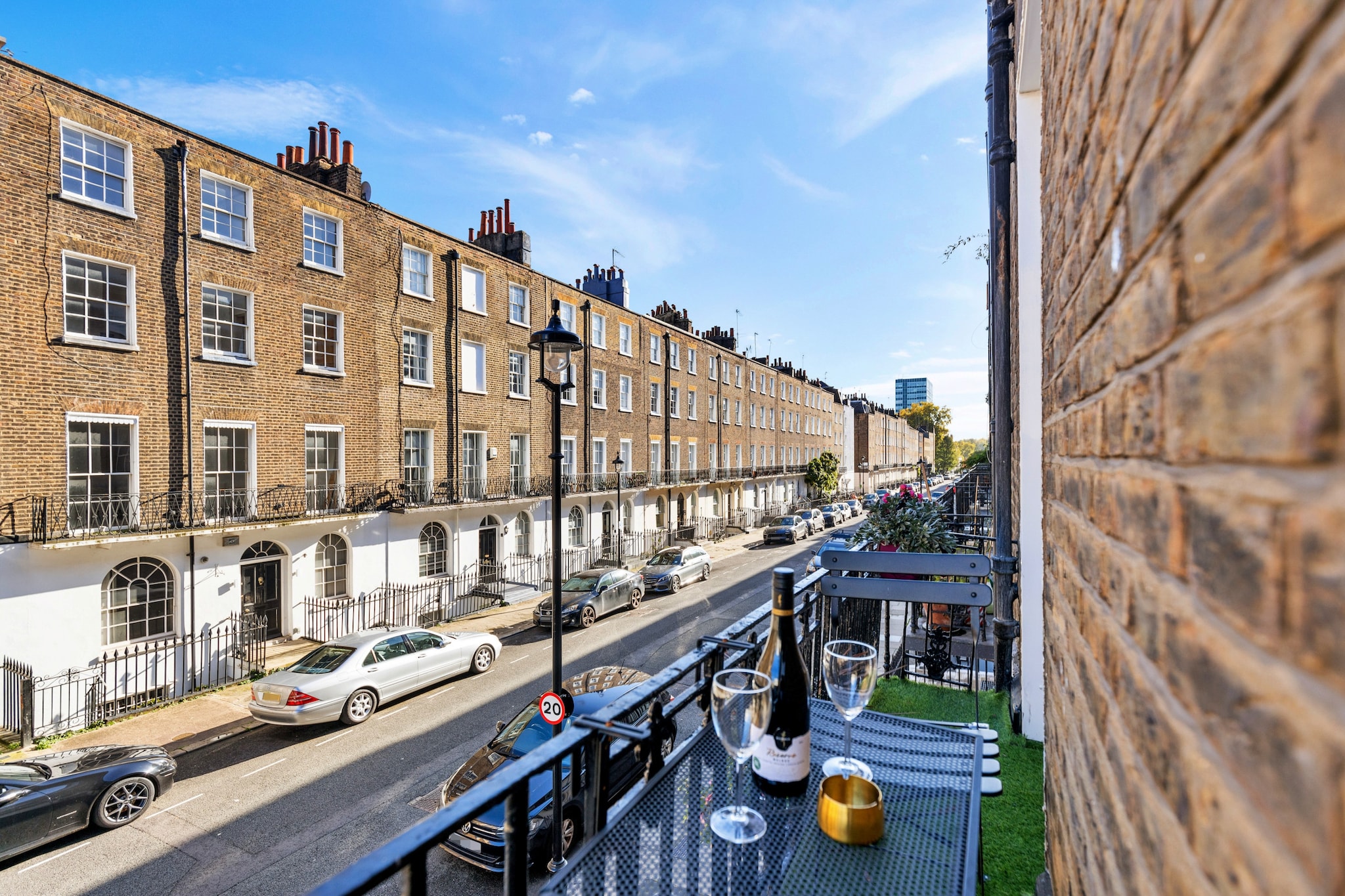 The Marylebone Marilyn-Terrasbalkon