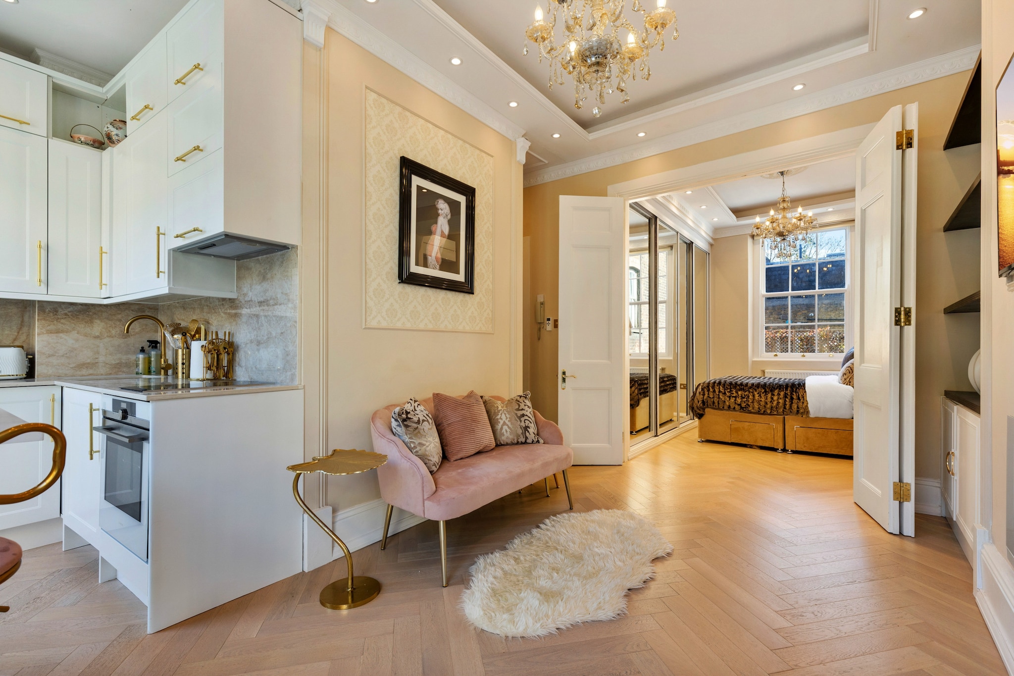 The Marylebone Marilyn-Woonkamer