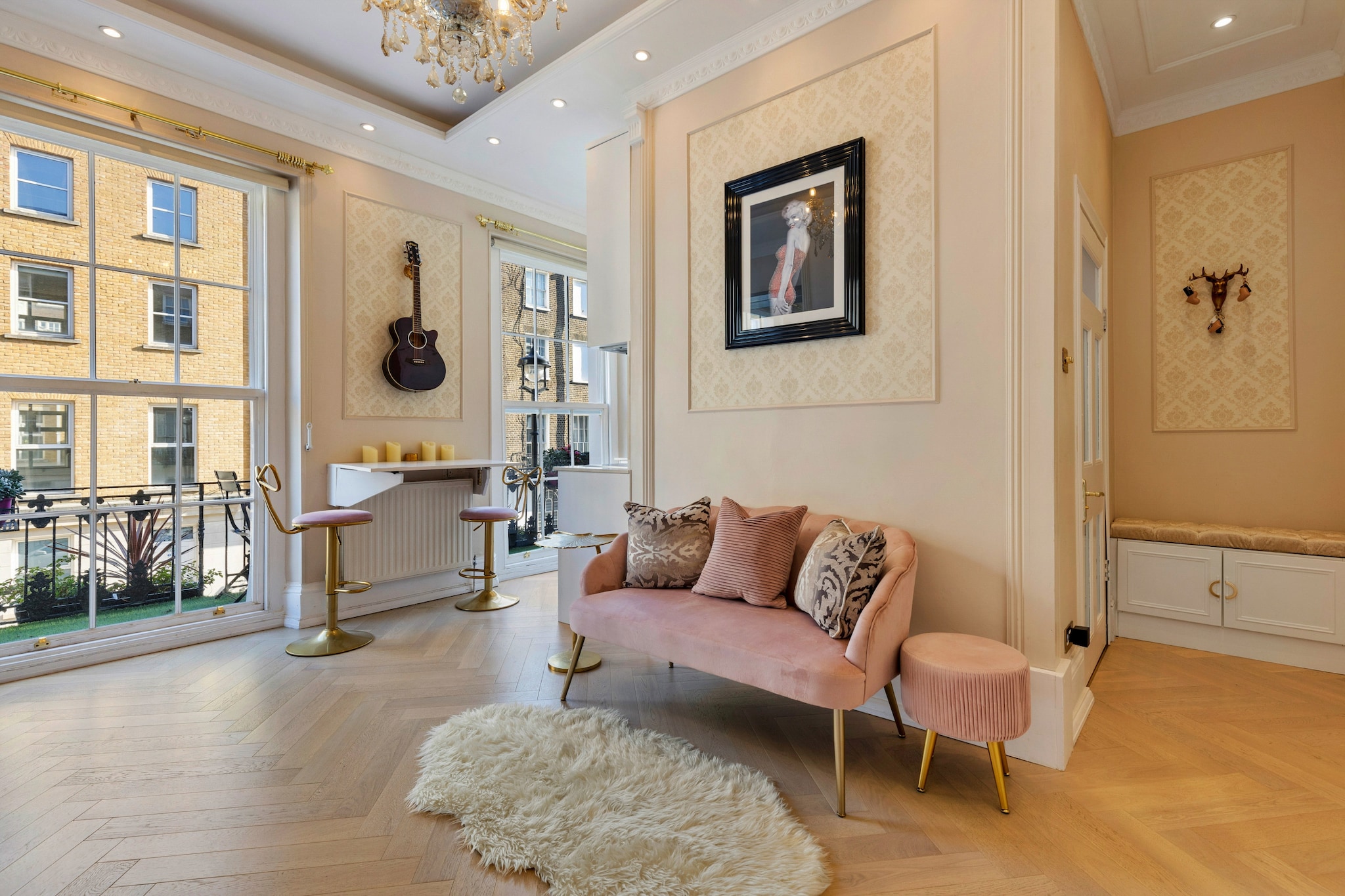 The Marylebone Marilyn-Woonkamer