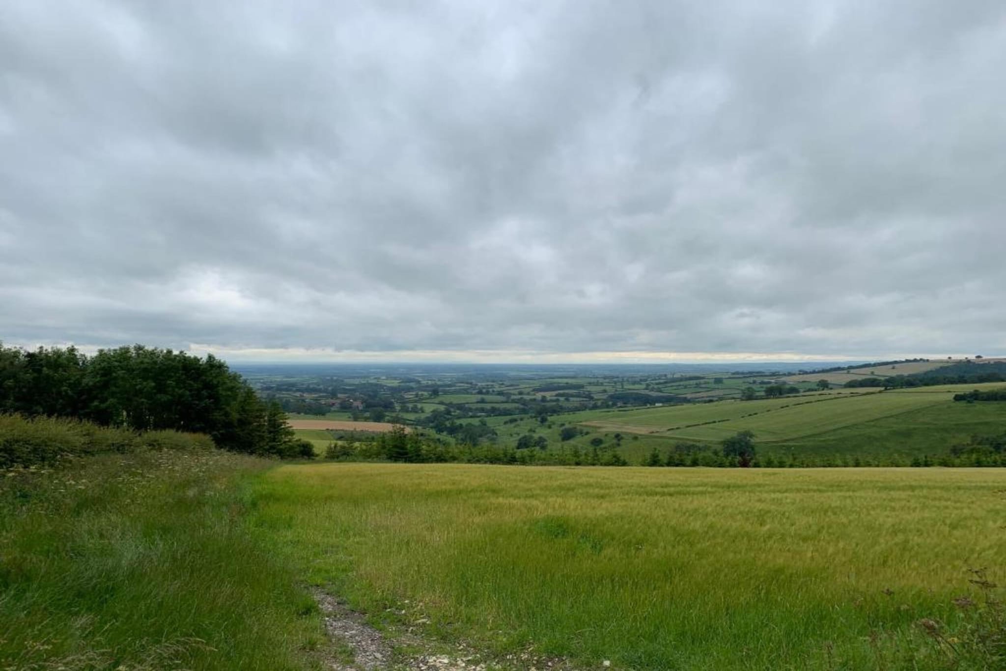 Hundle Dale-Gebieden zomer 5km
