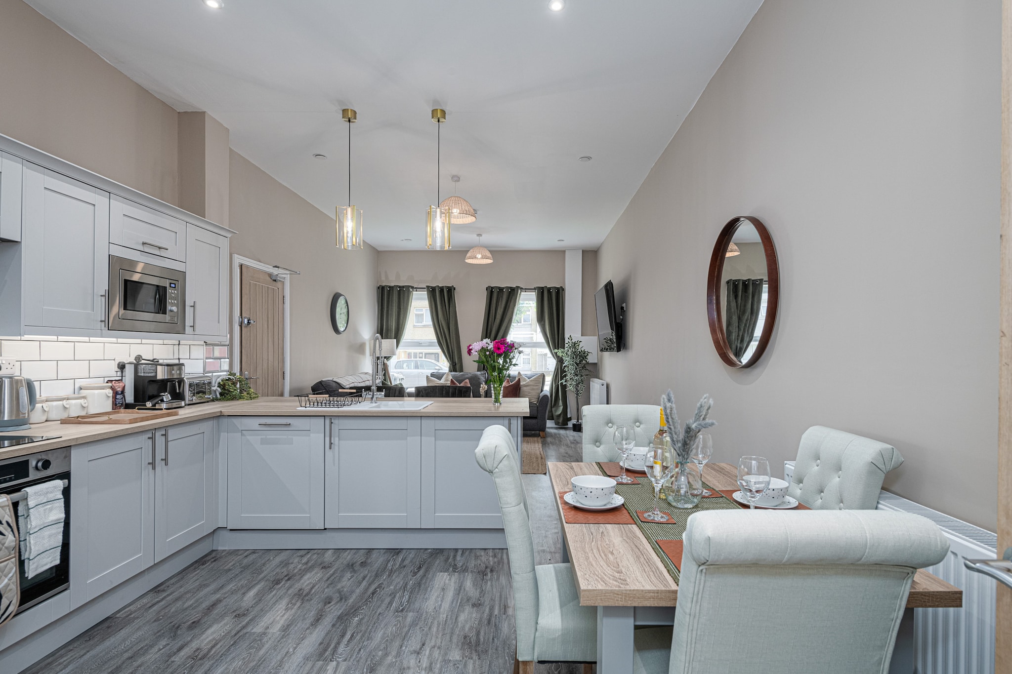 Peace Retreats Apartment - Pwllheli-Keuken