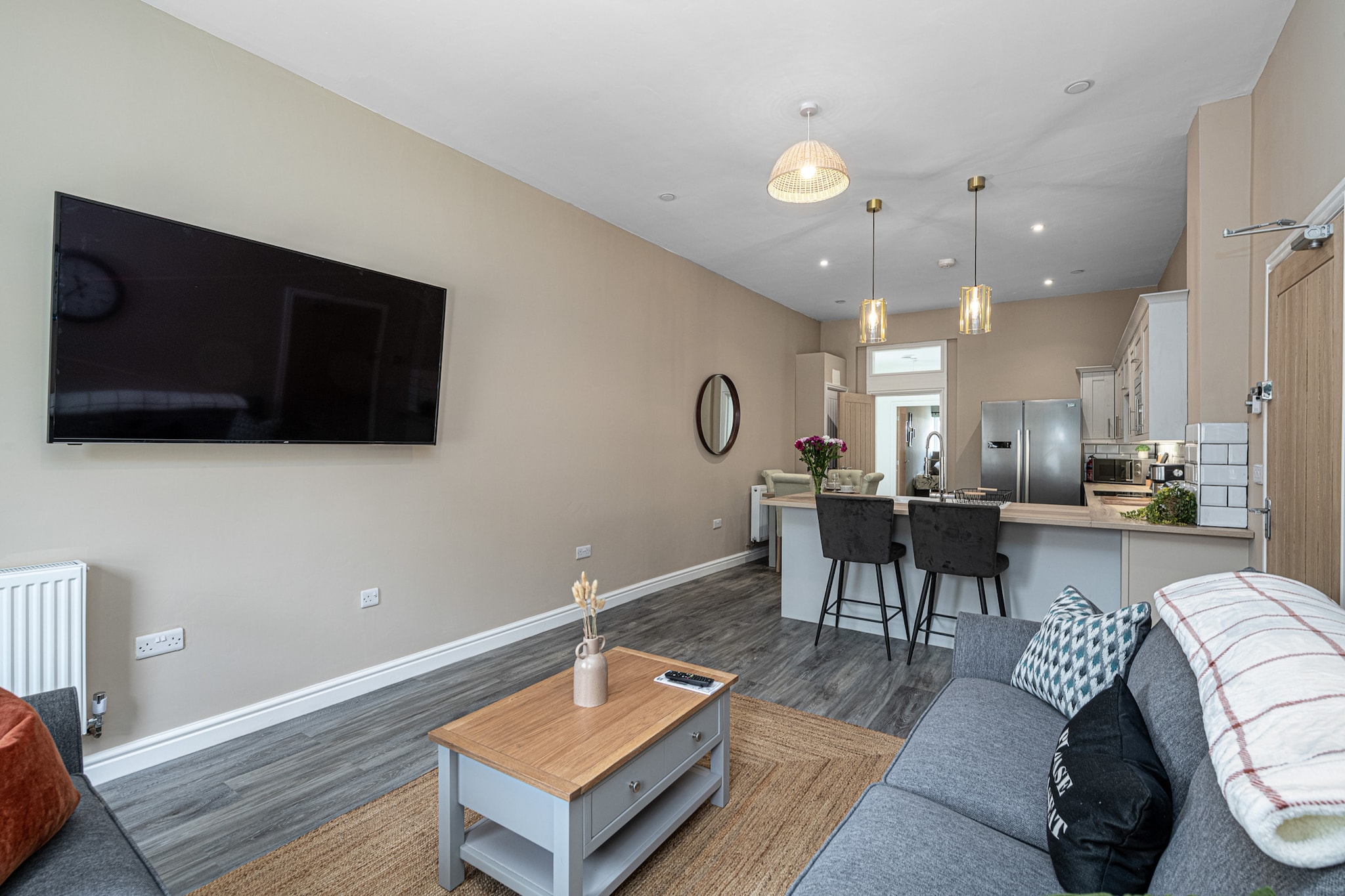 Peace Retreats Apartment - Pwllheli-Keuken