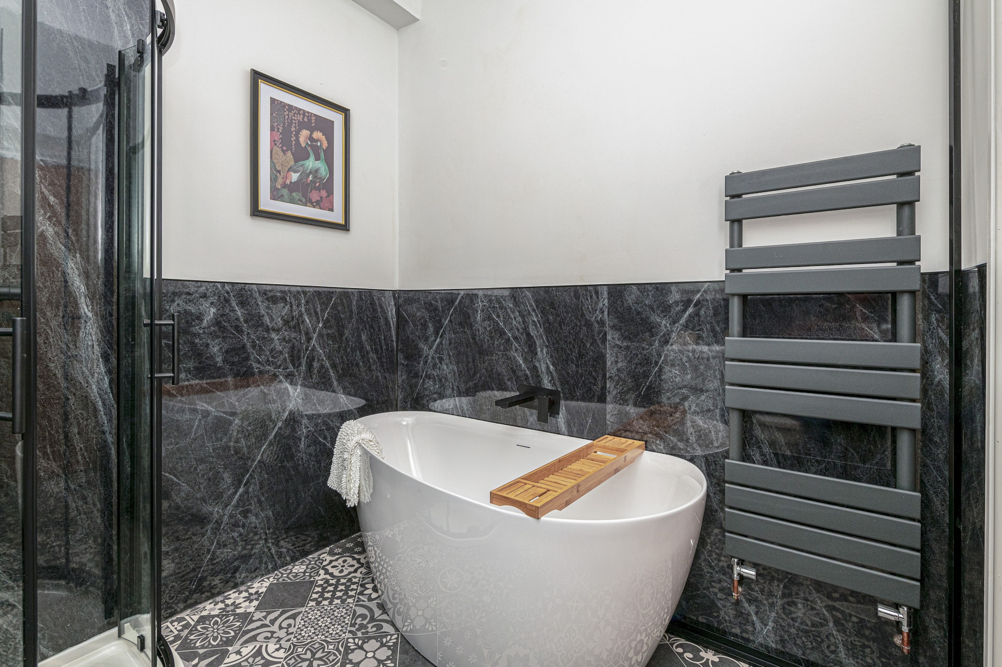 Peace Retreats Apartment - Pwllheli-Badkamer