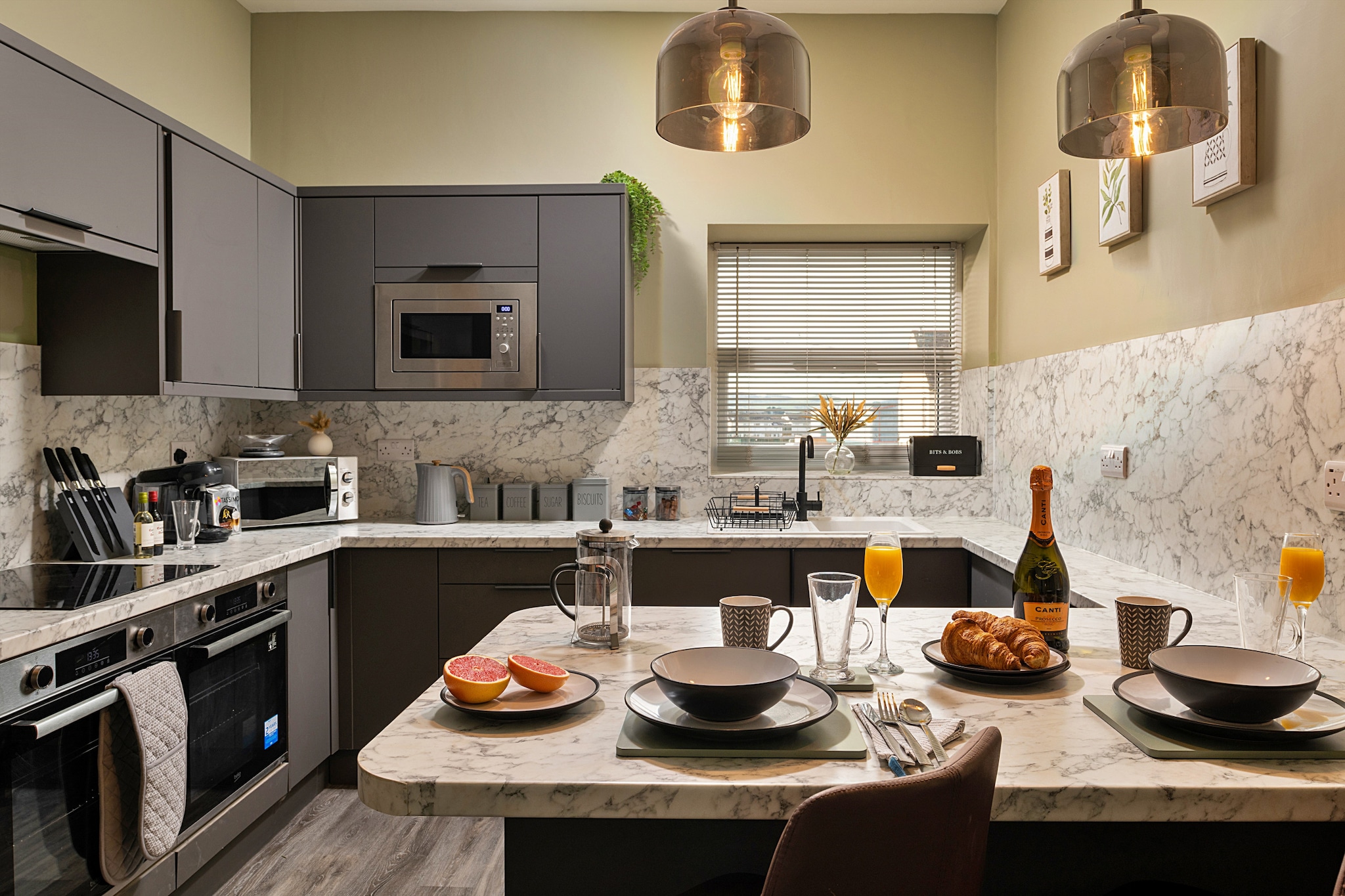 Peace Retreats Penthouse-Keuken