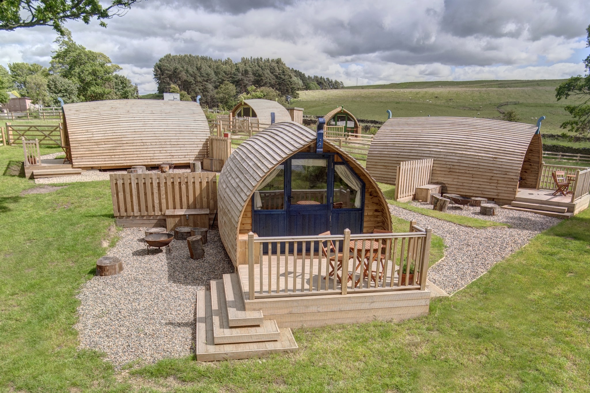 Blackcleugh Glamping-Buitenkant zomer