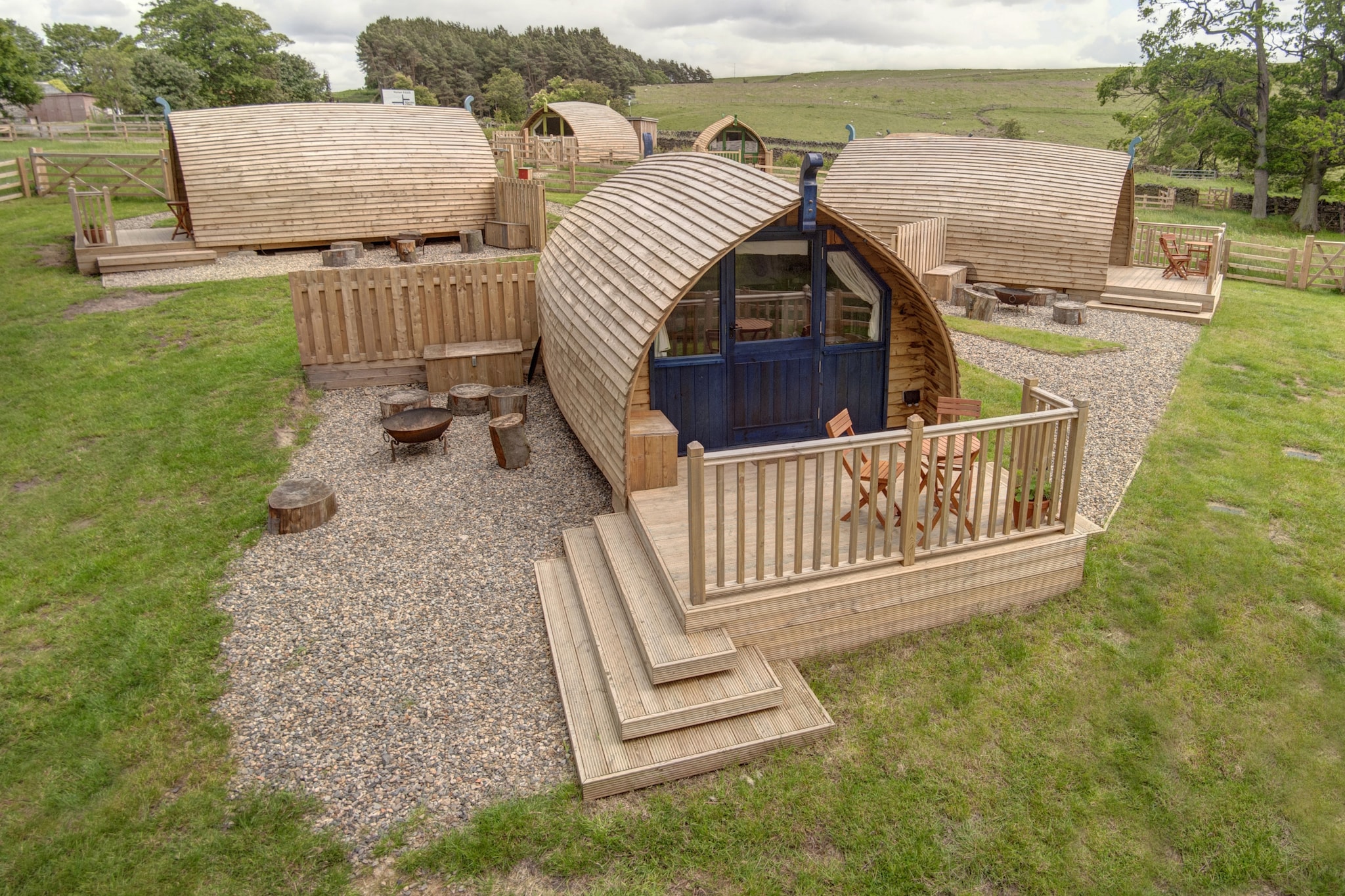 Blackcleugh Glamping-Buitenkant zomer