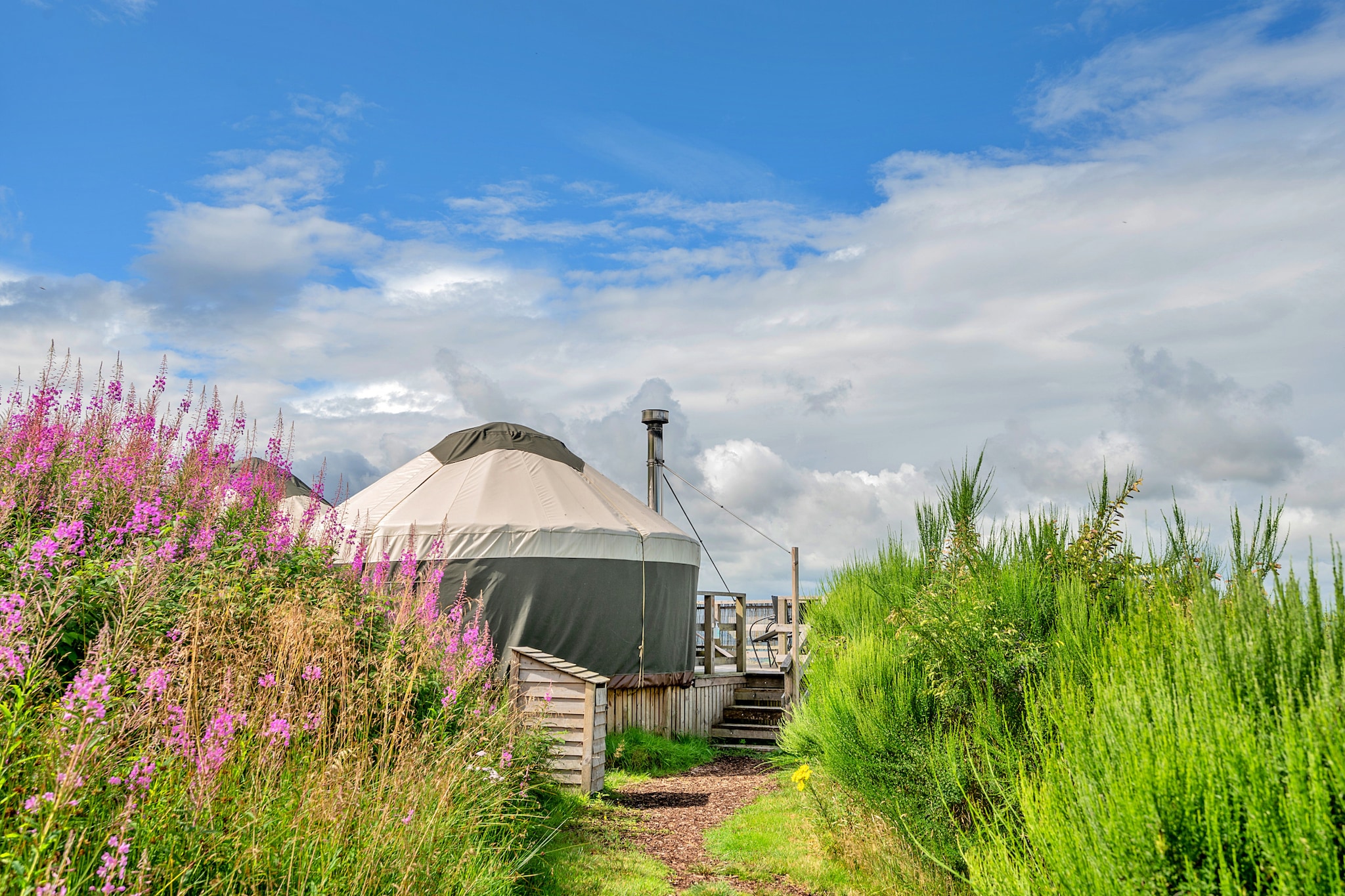 Bramble Yurt-Buitenlucht
