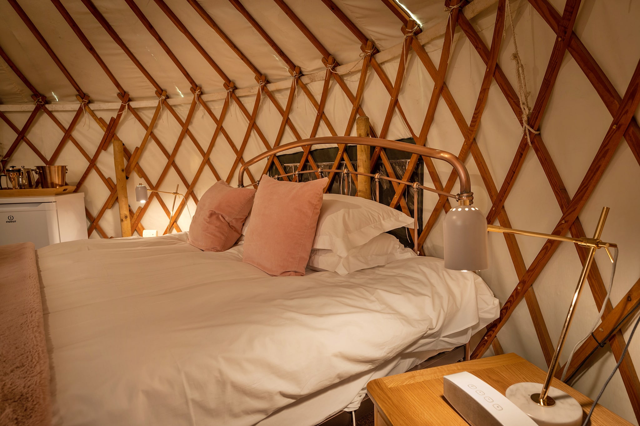Bramble Yurt-Slaapkamer