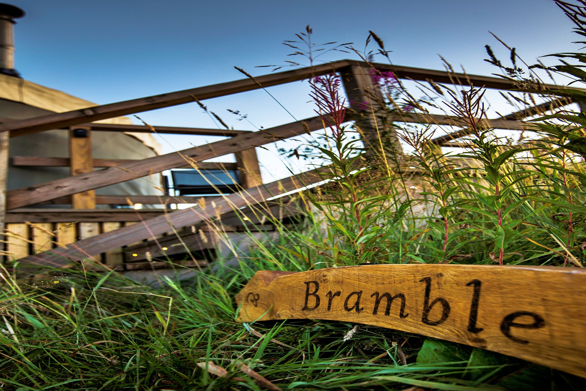 Bramble Yurt-Buitenlucht