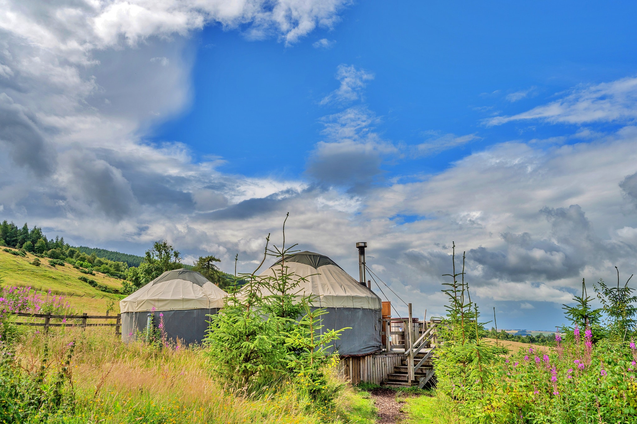 Heather Yurt-Buitenlucht
