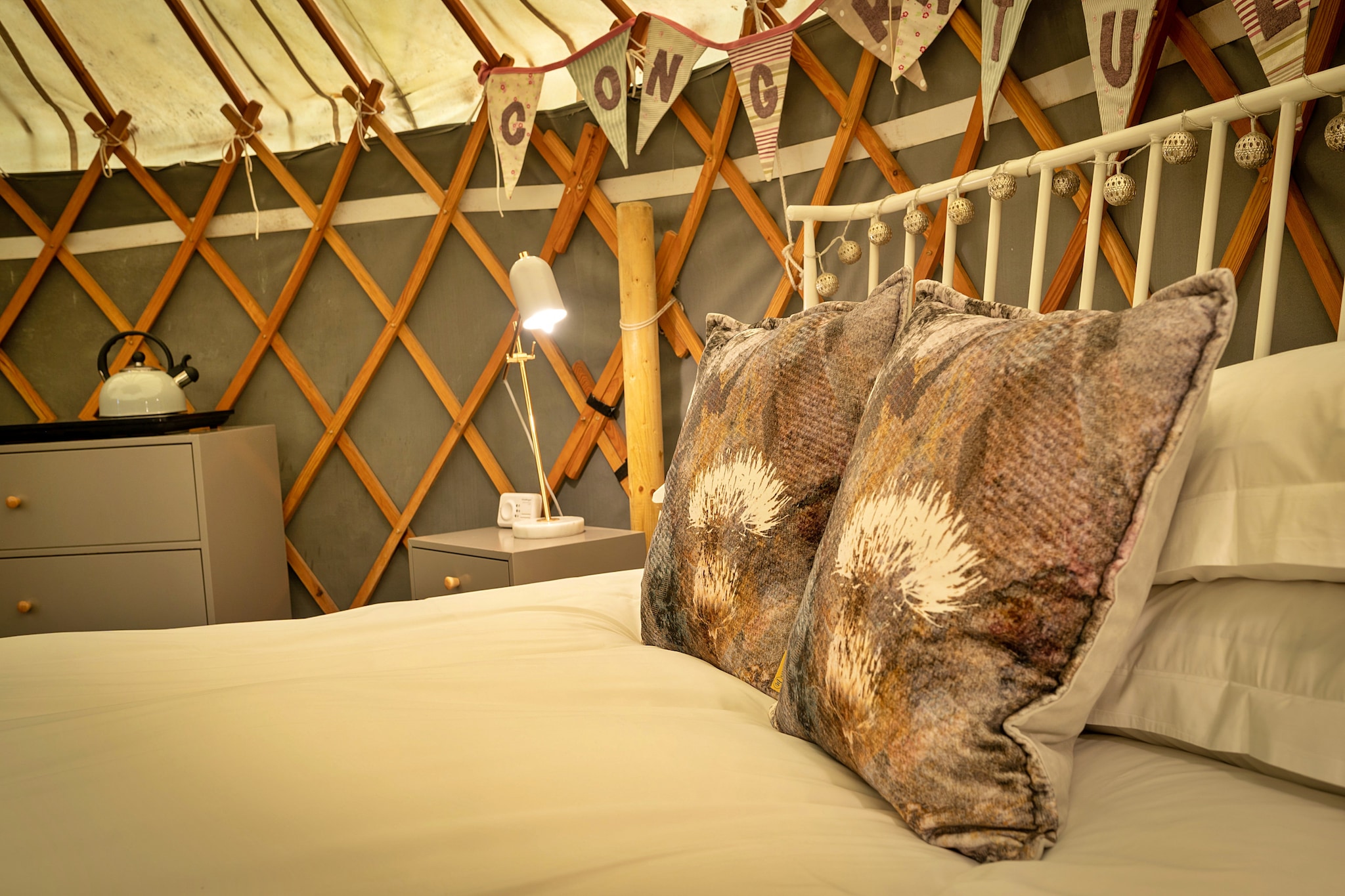 Heather Yurt-Slaapkamer