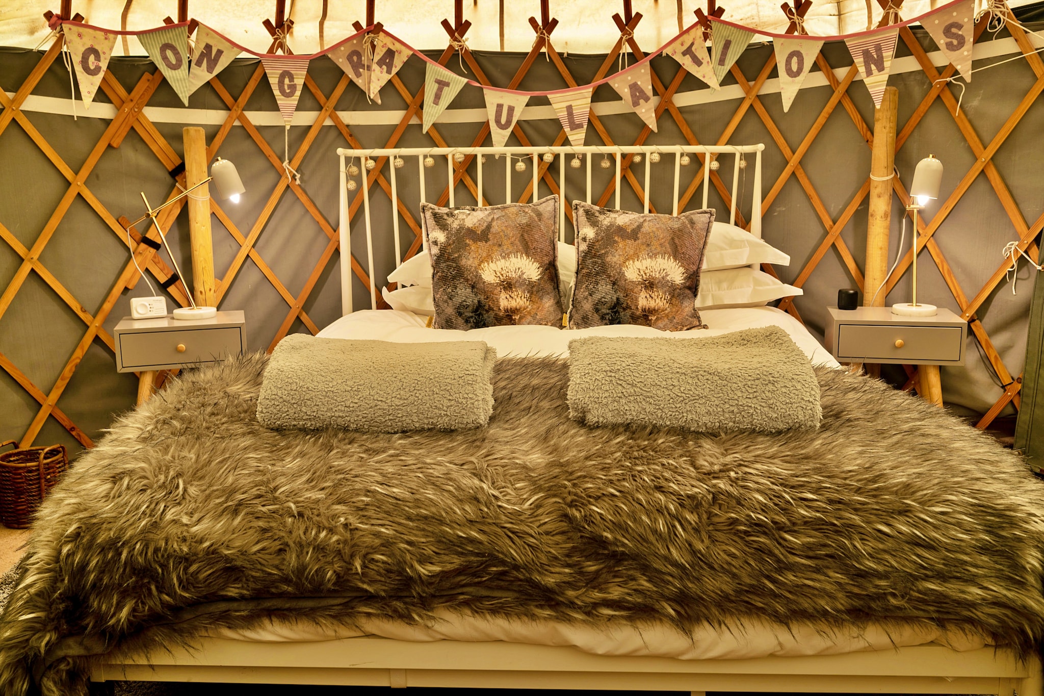 Heather Yurt-Slaapkamer