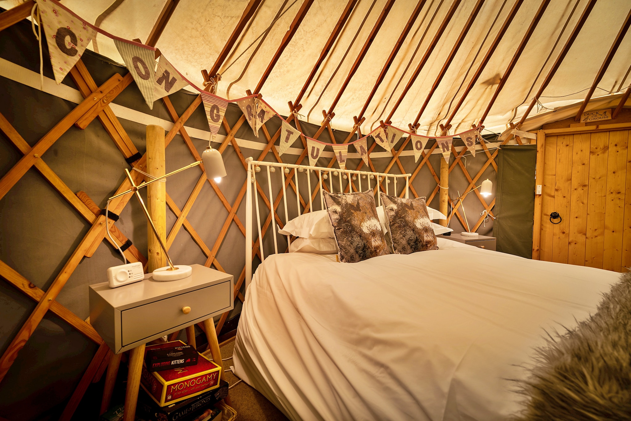 Heather Yurt-Slaapkamer