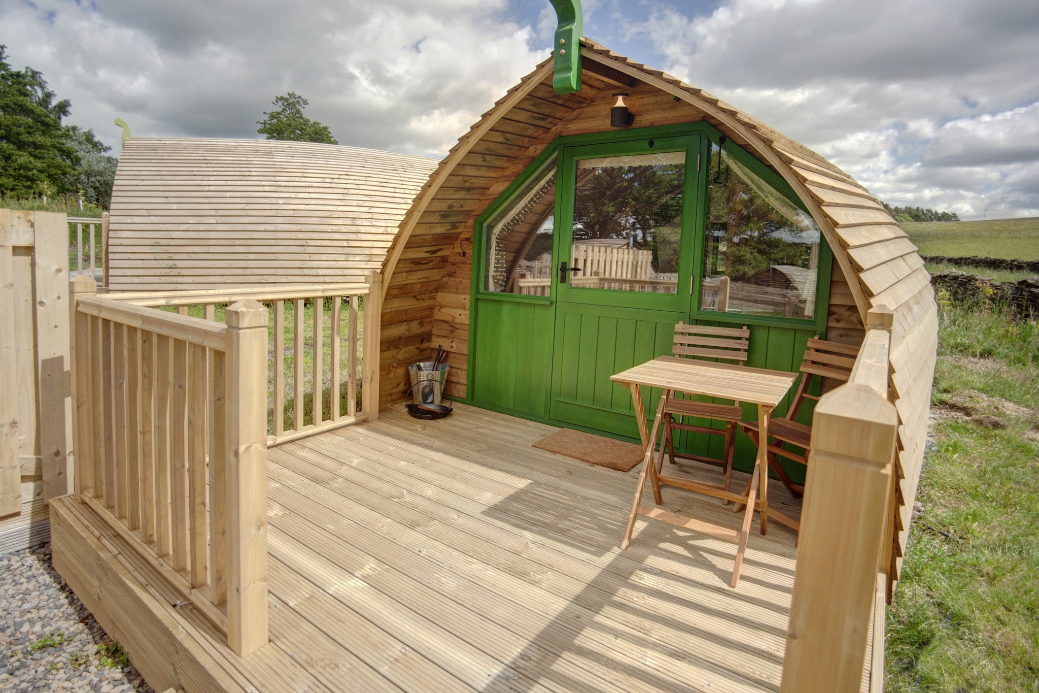 Barebones Glamping-Terrasbalkon