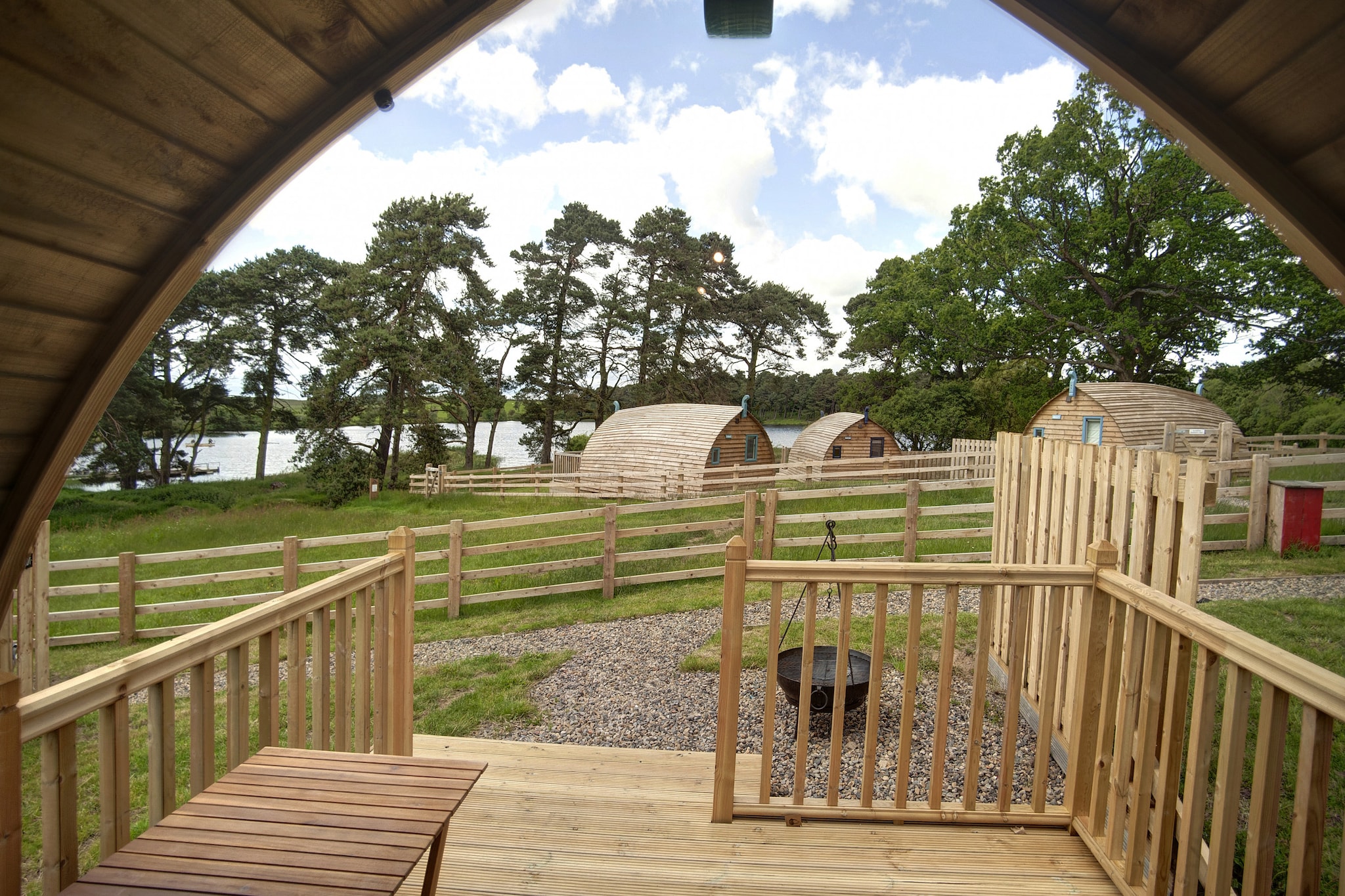 Barebones Glamping-Terrasbalkon