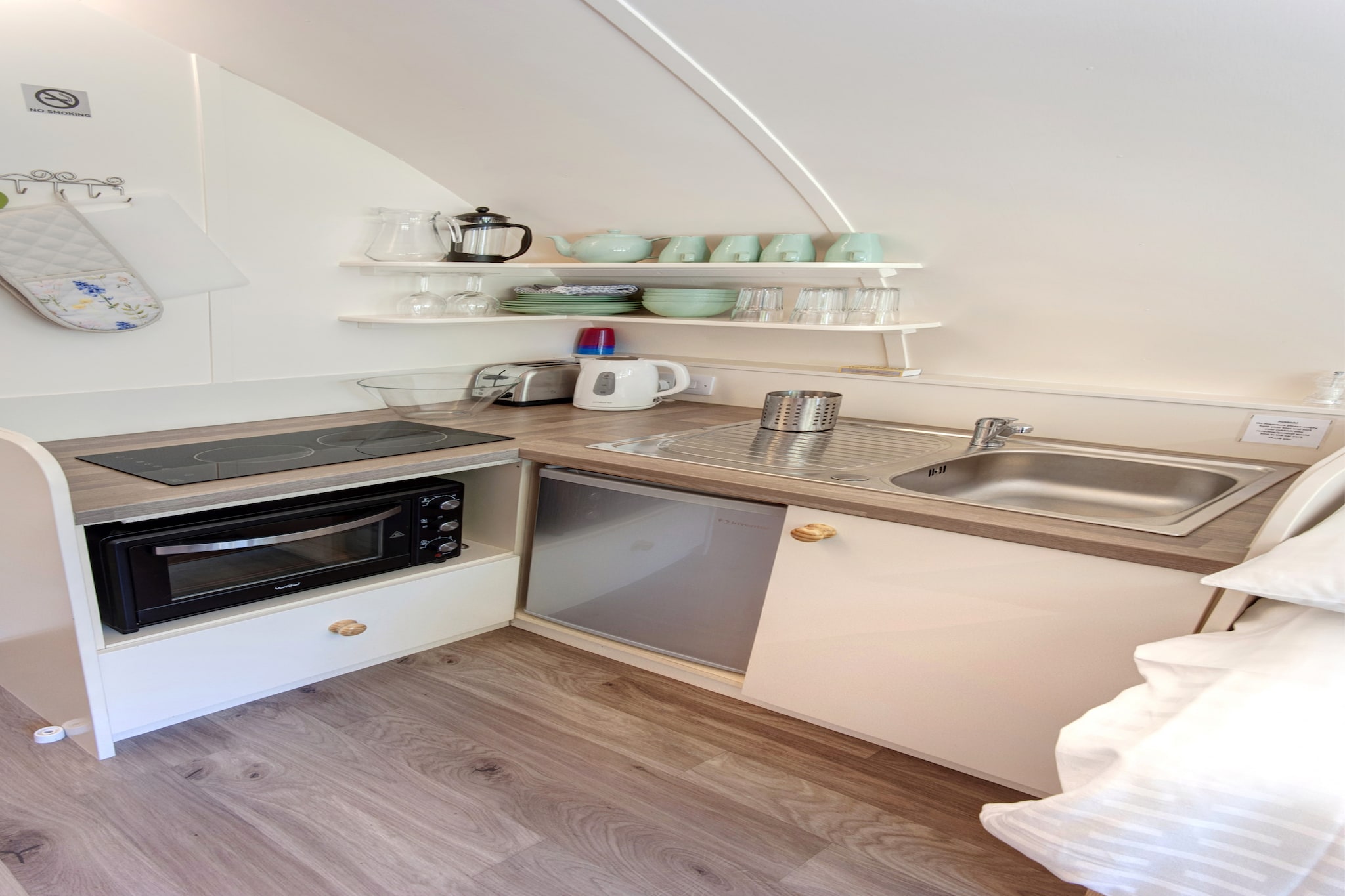 Humbleton Glamping-Keuken