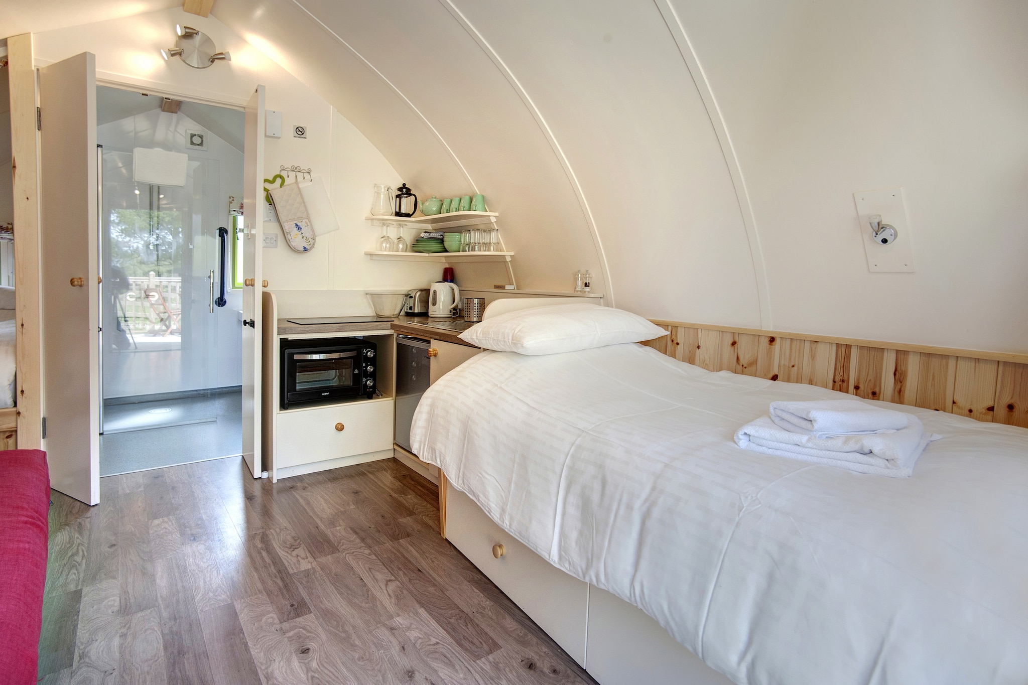 Humbleton Glamping-Slaapkamer