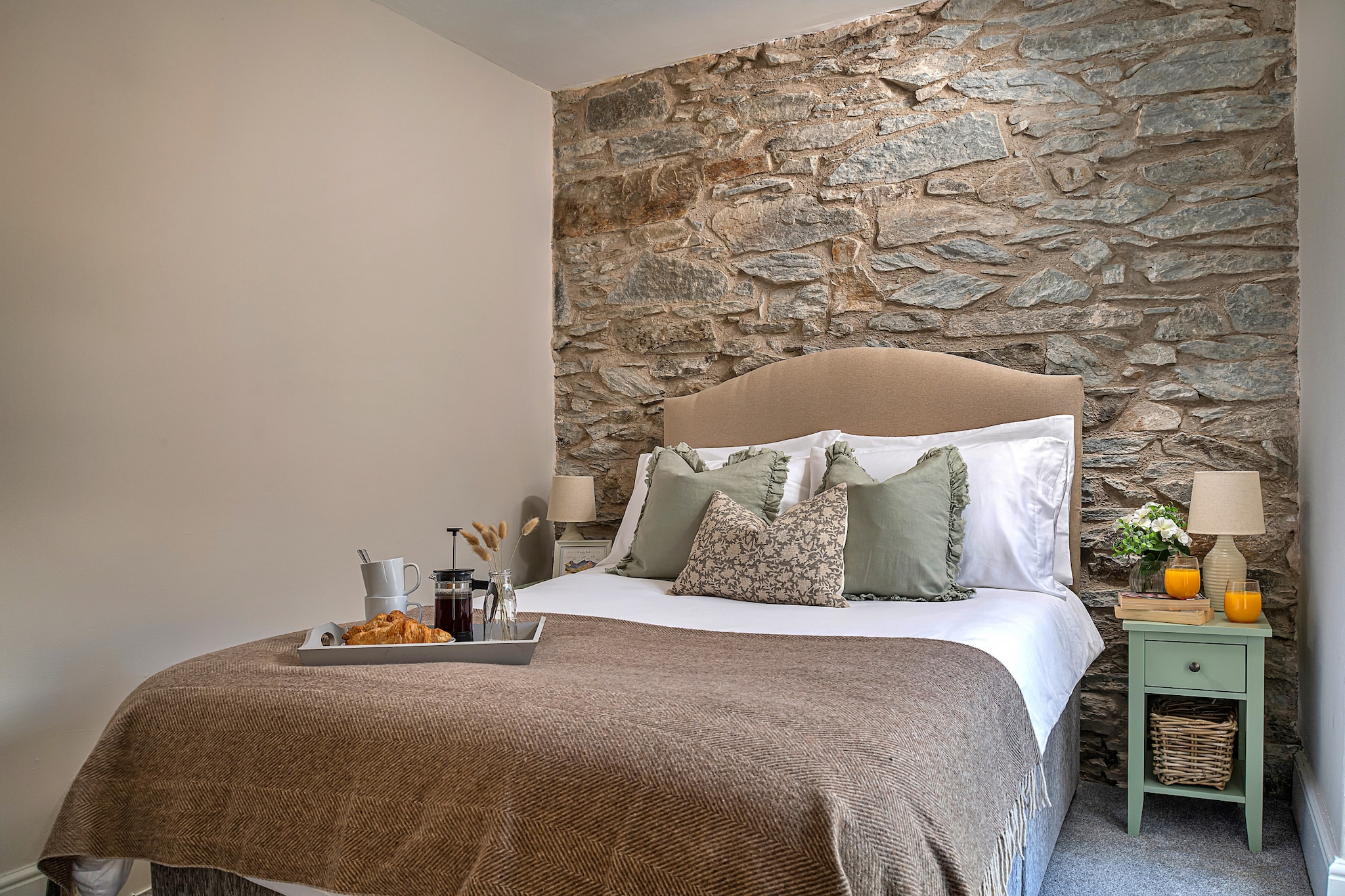Bwthyn Llechi (Slate Cottage)-Slaapkamer
