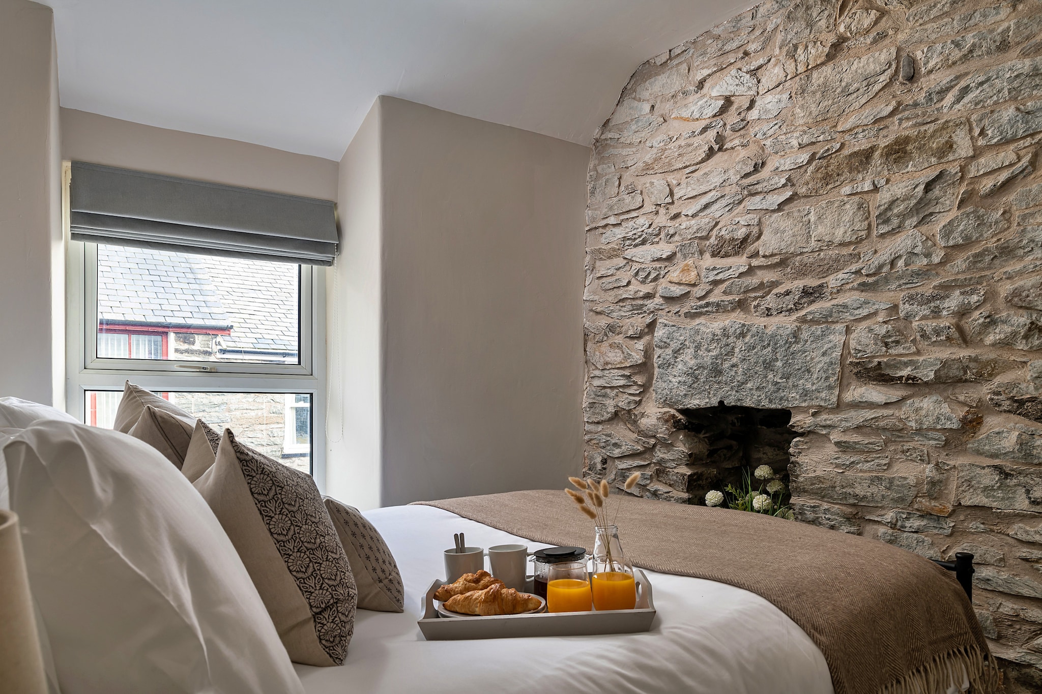 Bwthyn Llechi (Slate Cottage)-Slaapkamer
