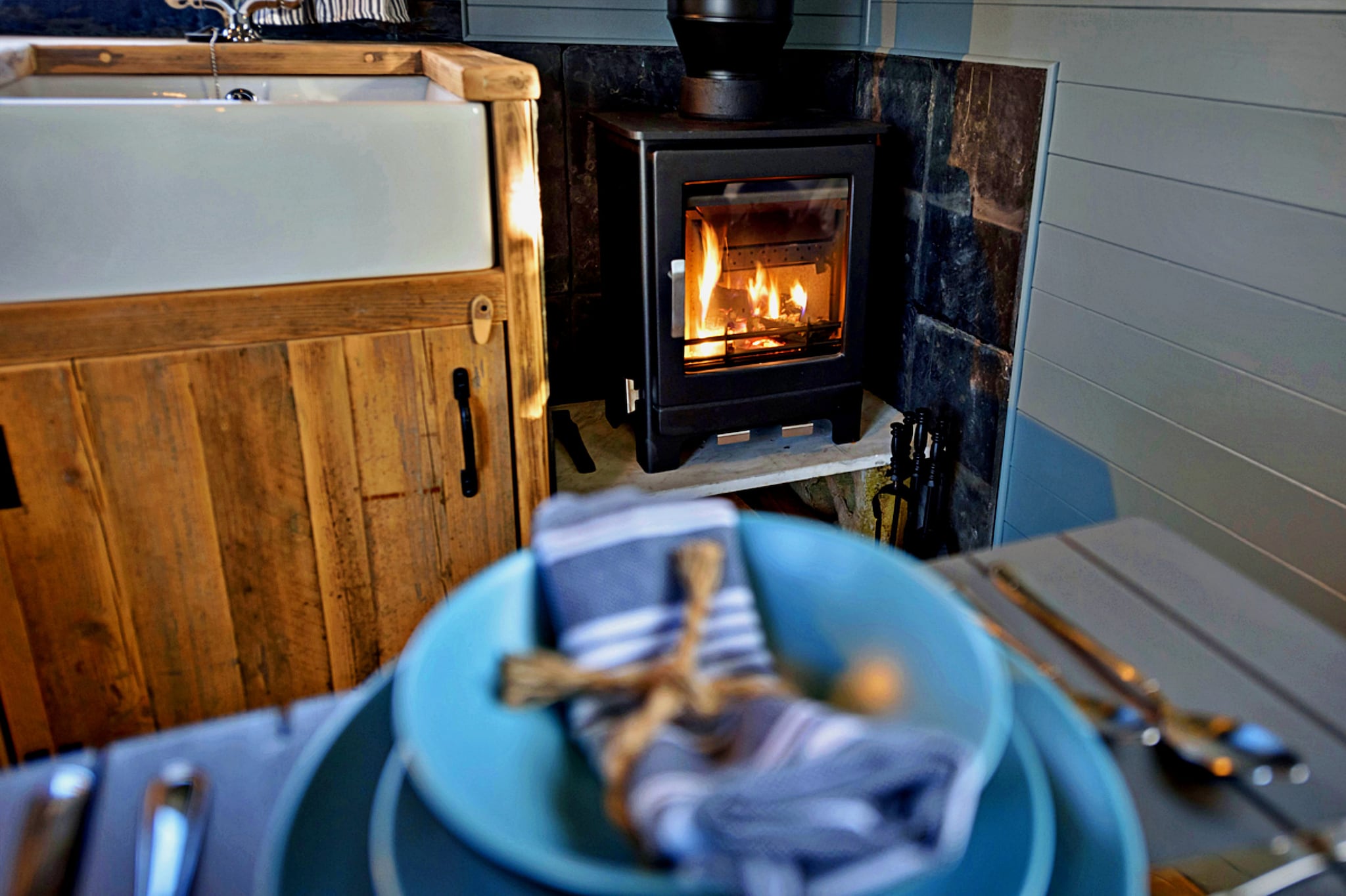 'Susanna' Poachers Hut-Woonkamer