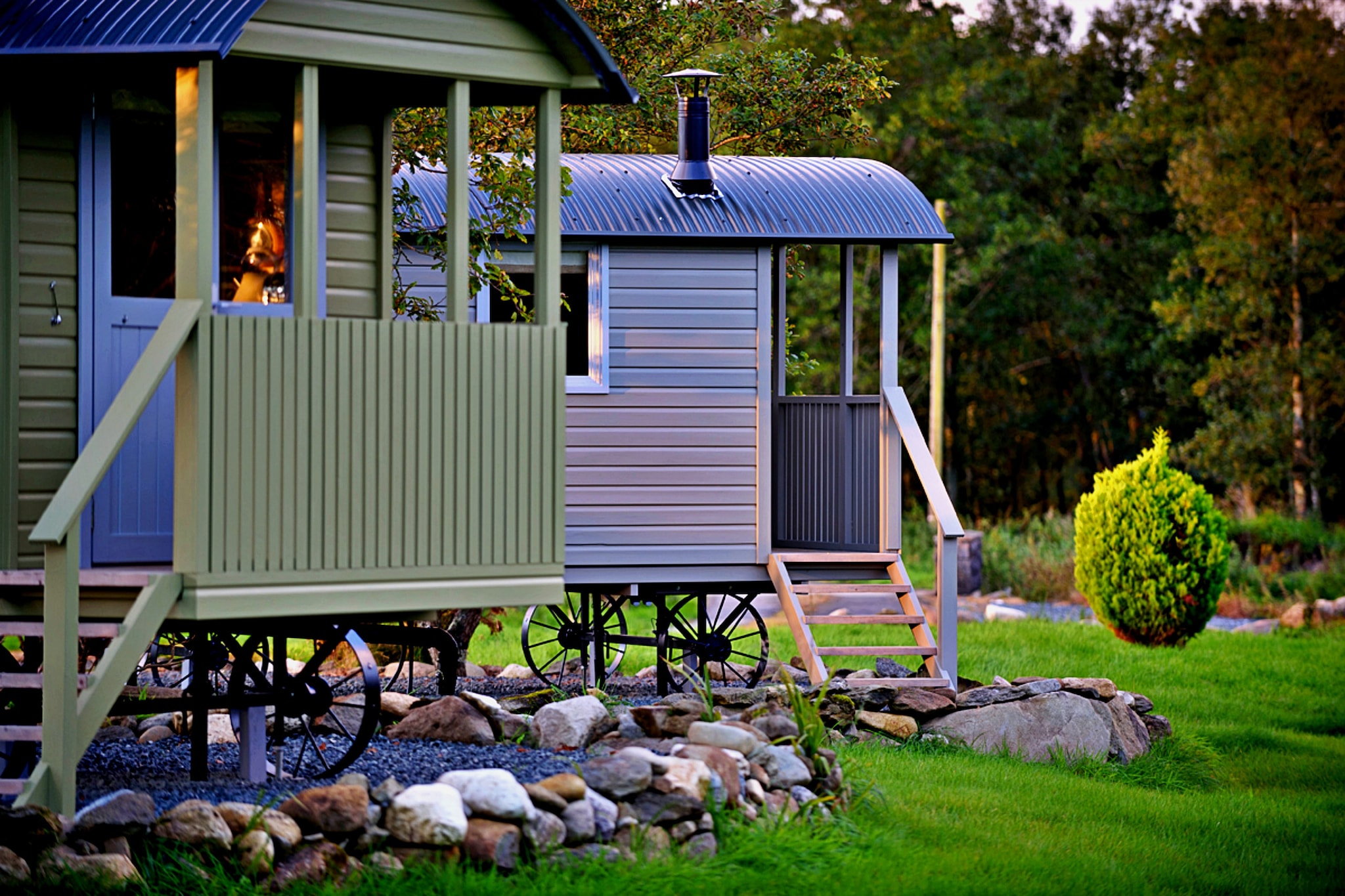 'Elen' Gypsy Hut-Buitenlucht