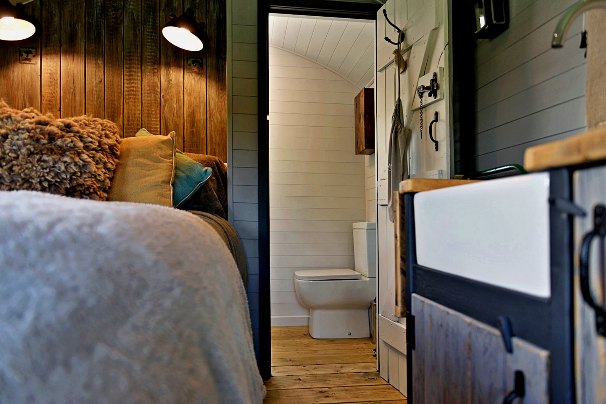 'Elen' Gypsy Hut-Slaapkamer