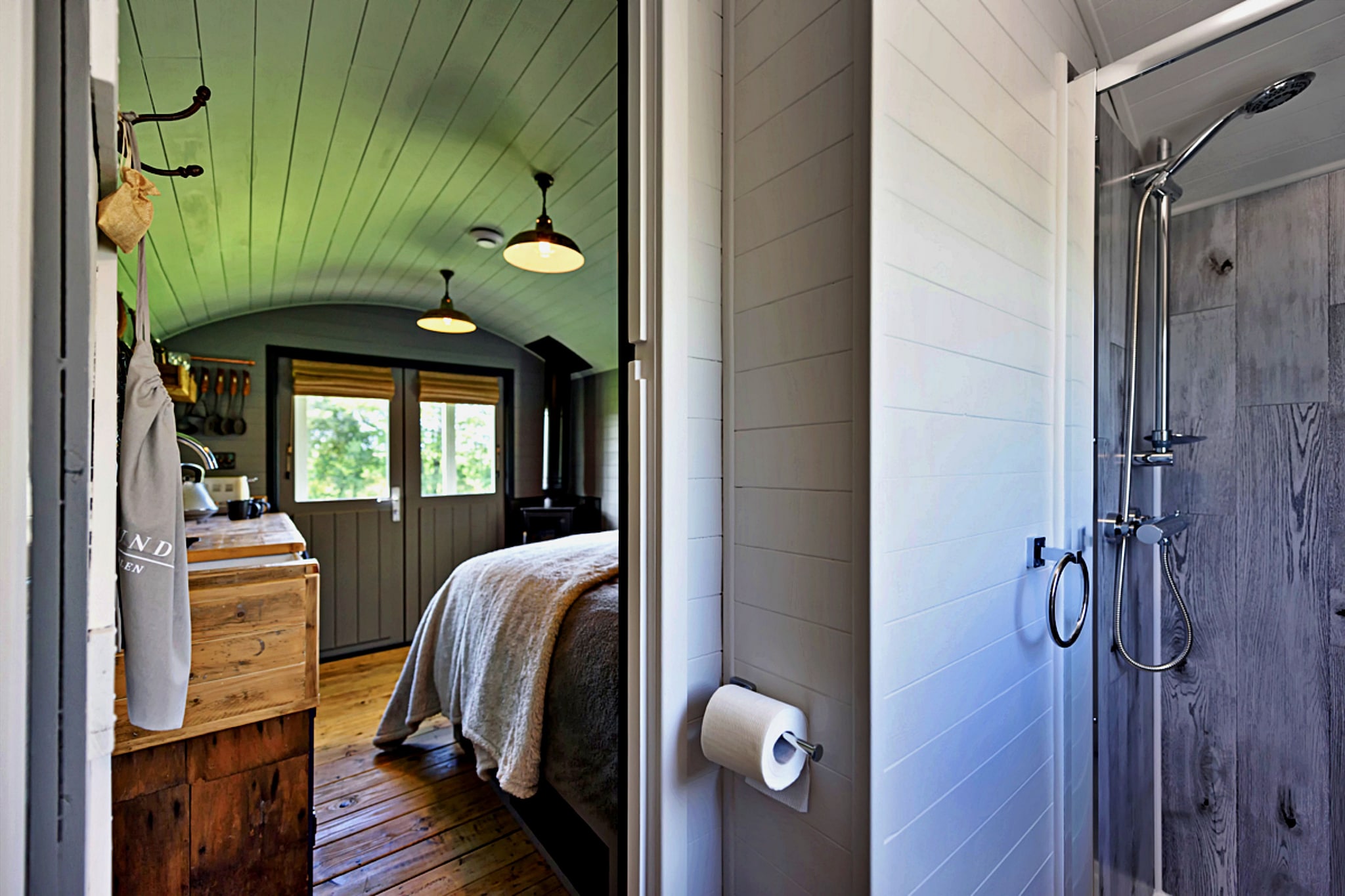 'Elen' Gypsy Hut-Slaapkamer