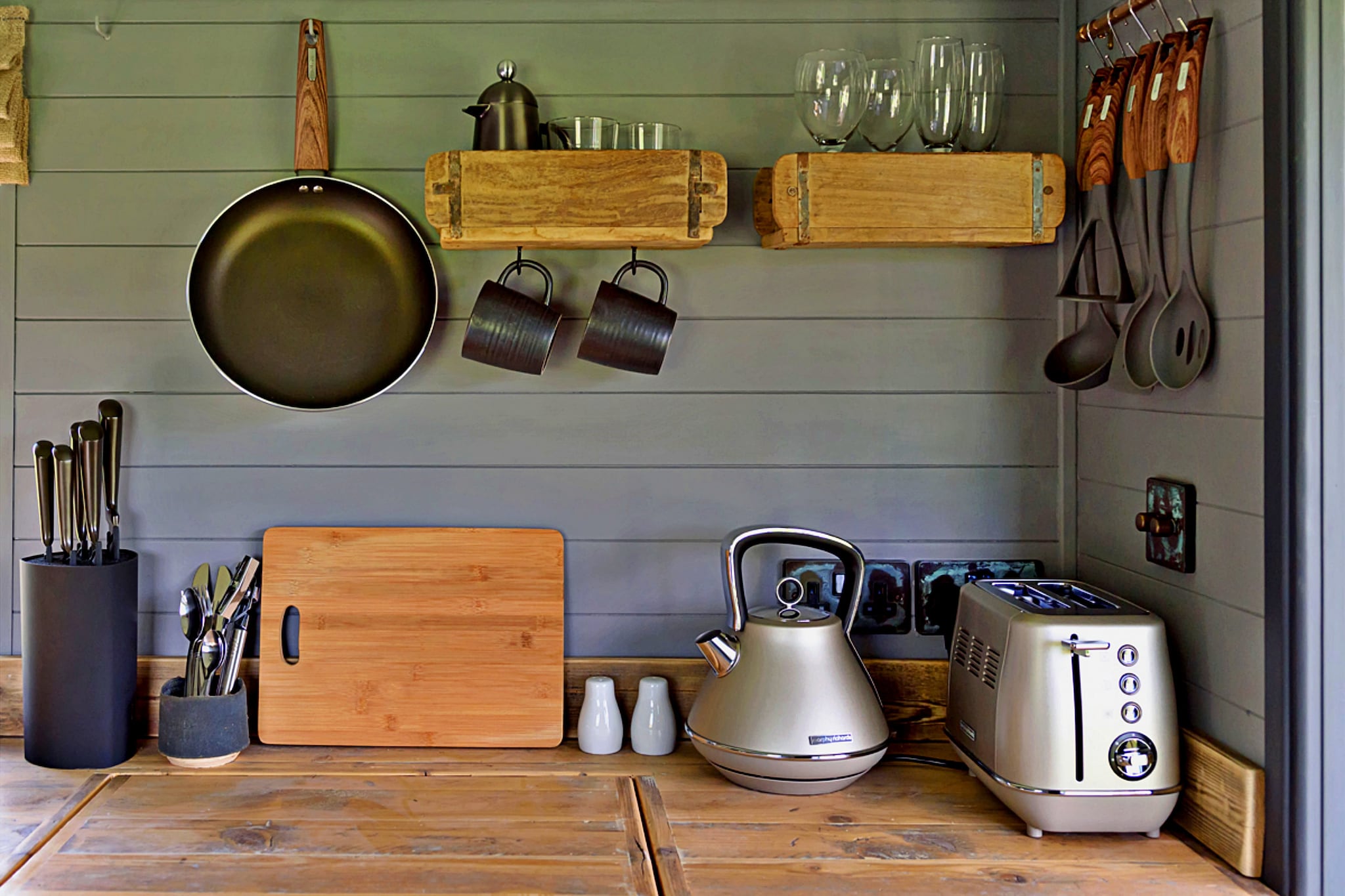 'Elen' Gypsy Hut-Keuken