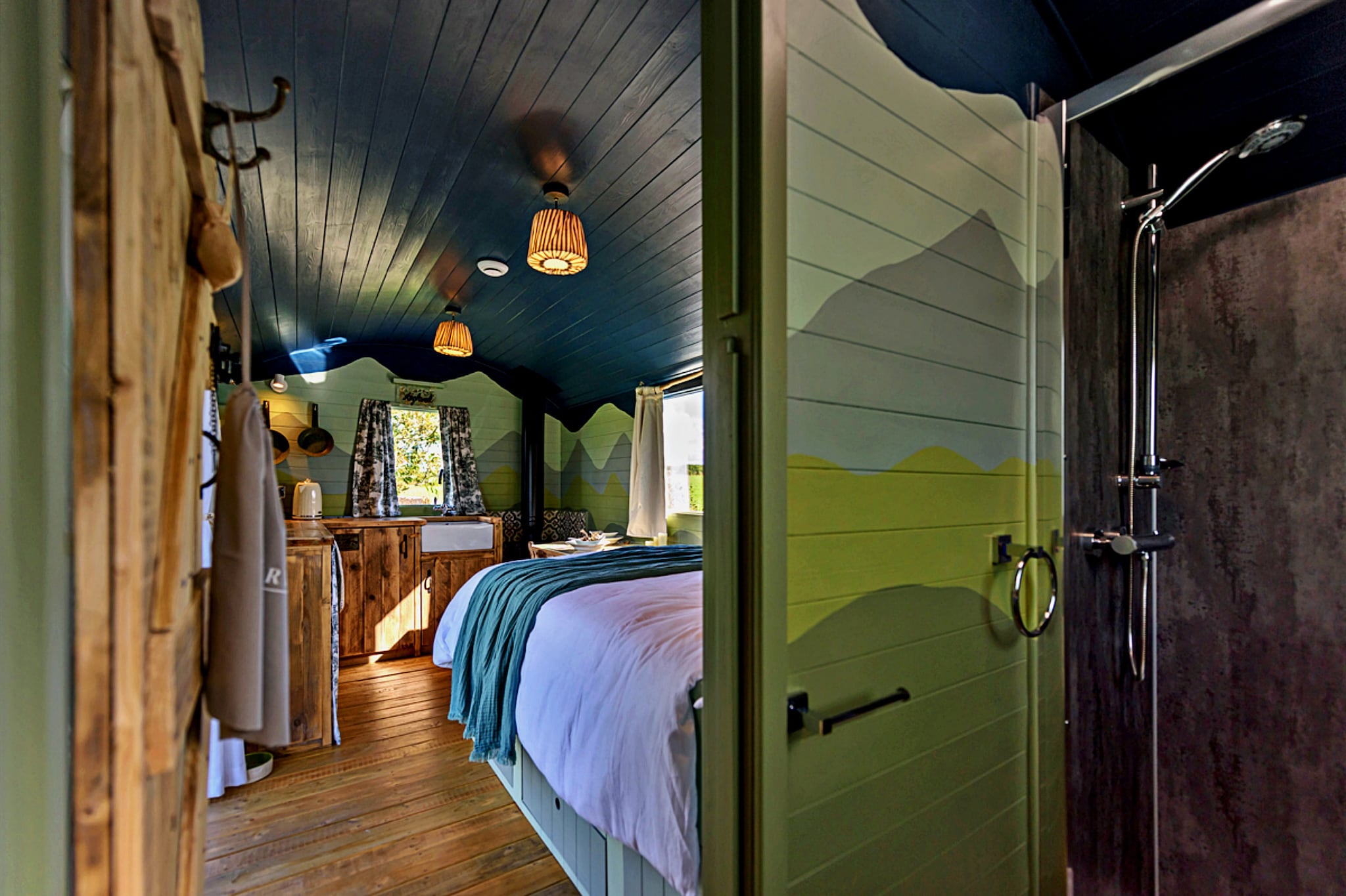 'Angharad' Poachers Hut-Slaapkamer