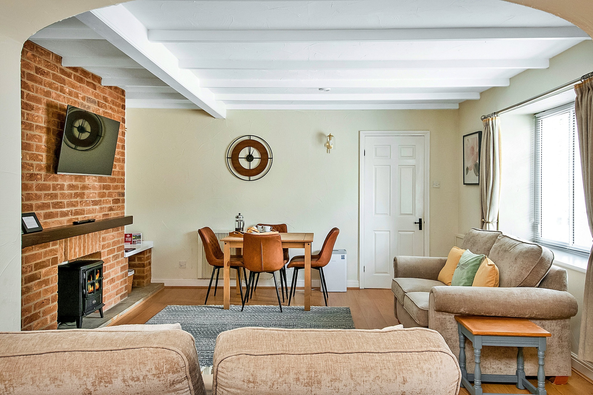 Rosedale Hall Cottage-Woonkamer
