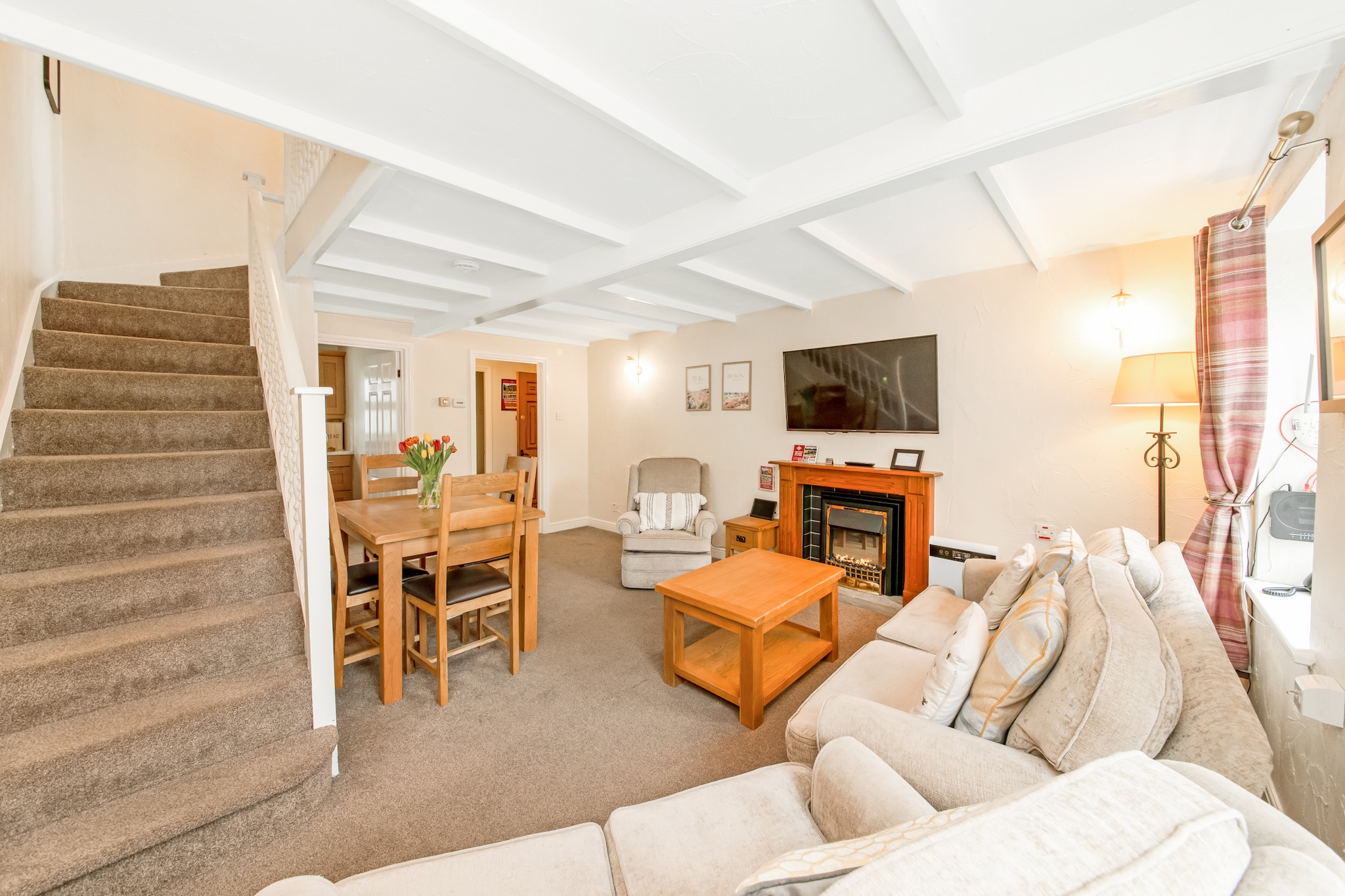 Swaledale Hall Cottage-Woonkamer