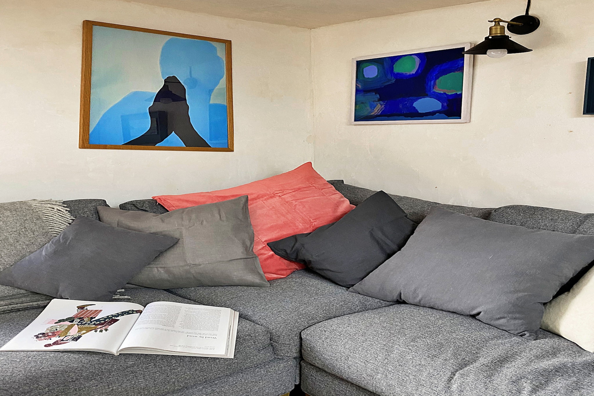 Calm Cottage, Kingsand-Woonkamer