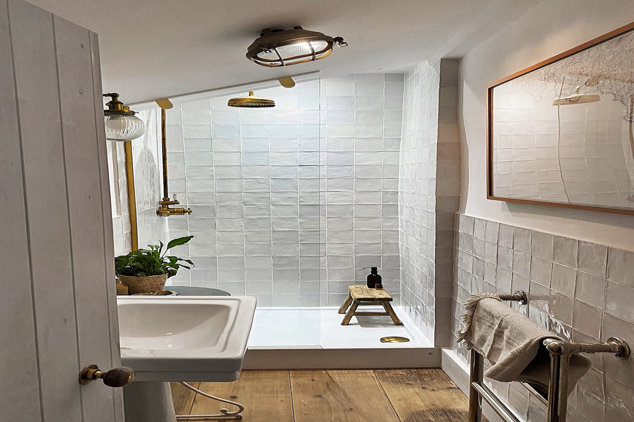 Calm Cottage, Kingsand-Badkamer
