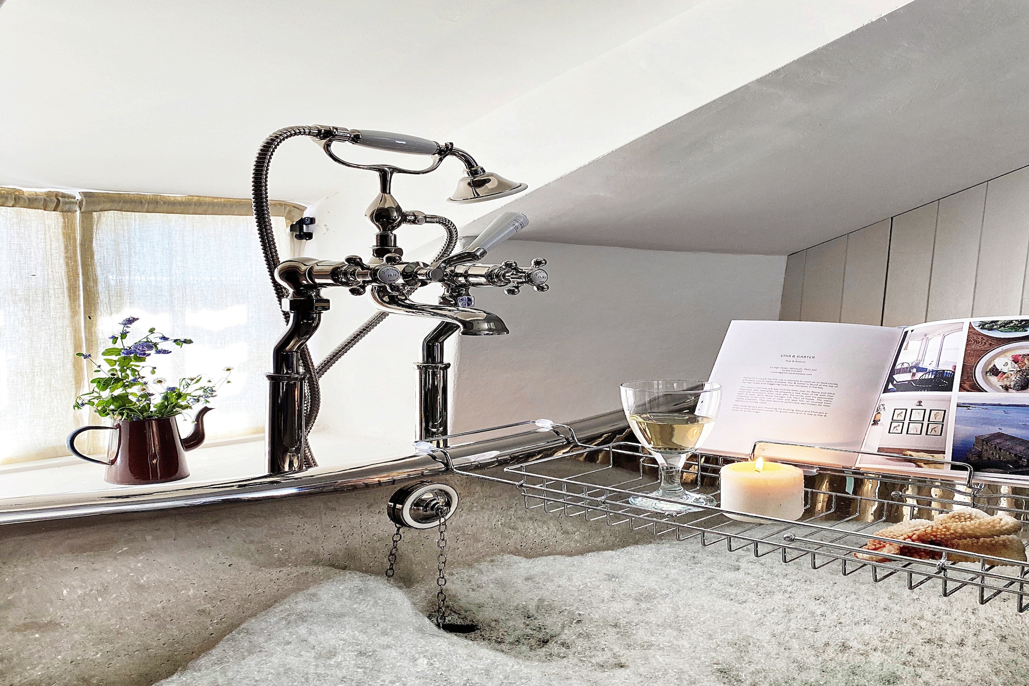 Calm Cottage, Kingsand-Badkamer