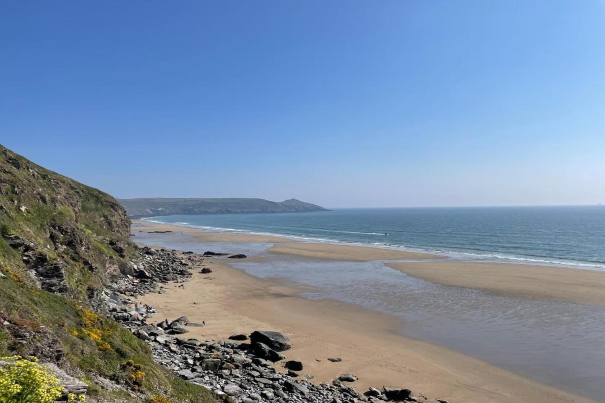 Penlee Narrows, Kingsand-Gebieden zomer 1km