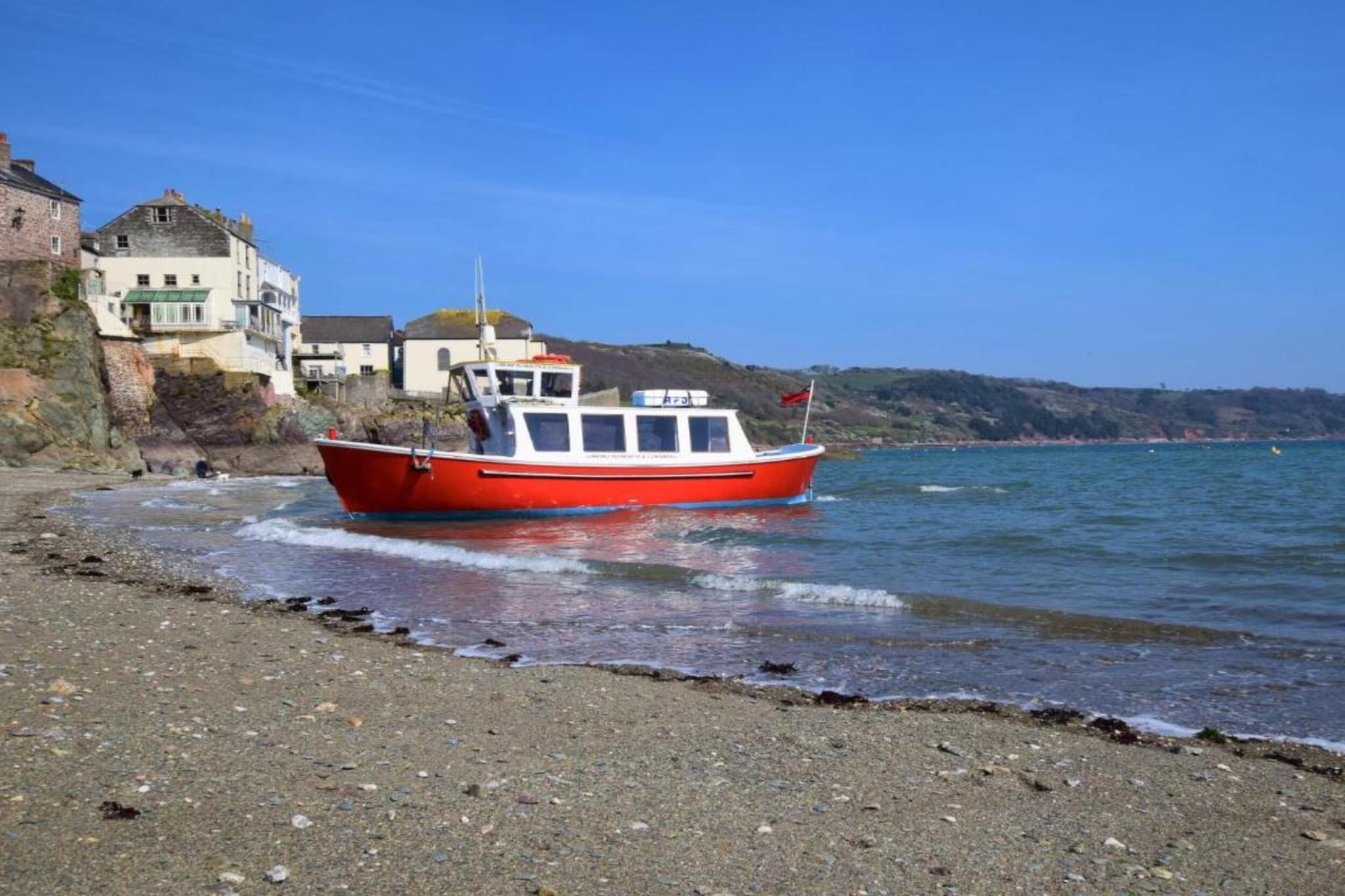 Penlee Narrows, Kingsand-Gebieden zomer 1km
