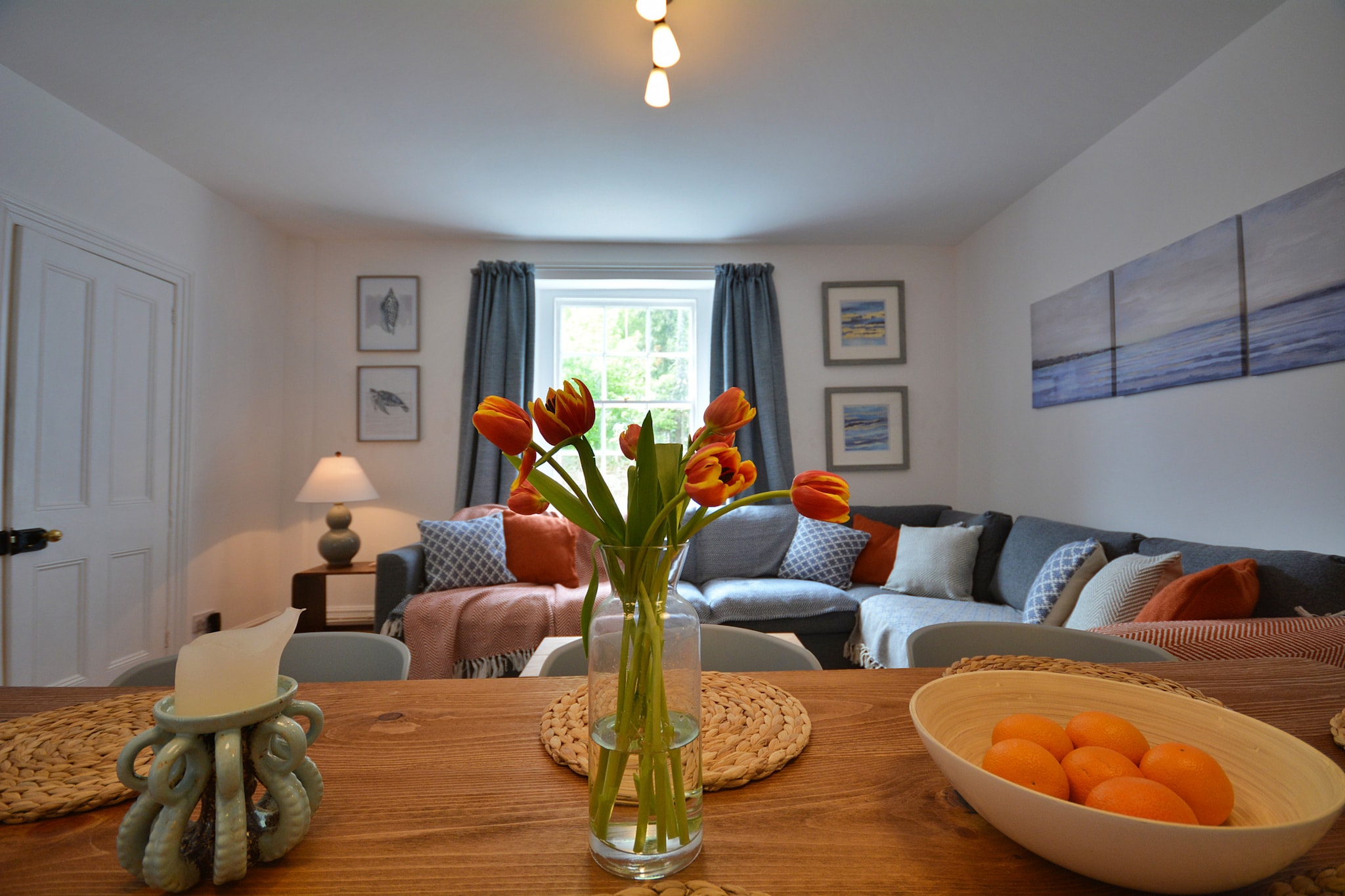 Woodleigh, Cawsand-Woonkamer
