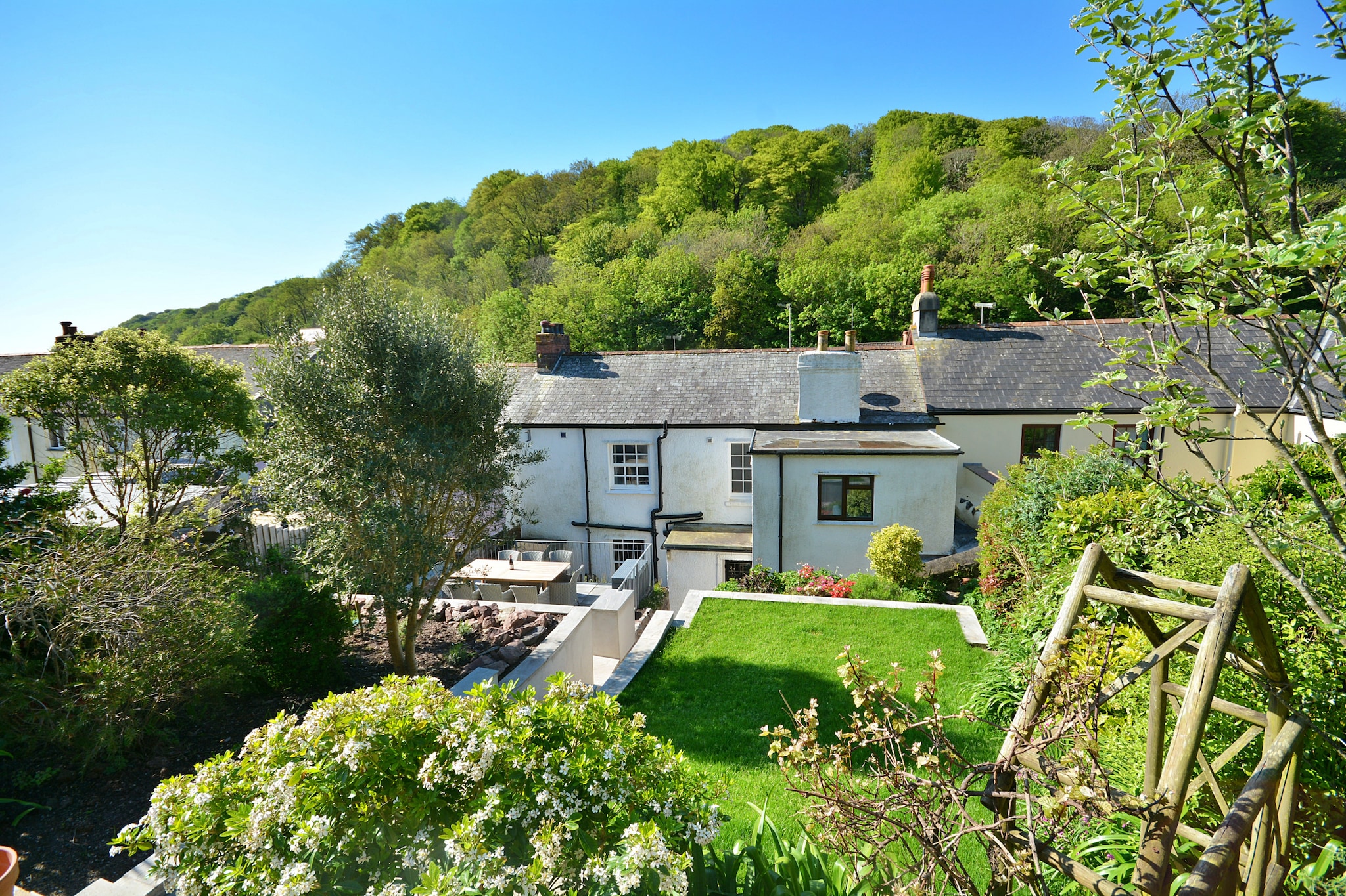 Woodleigh, Cawsand-Gebieden zomer 1km