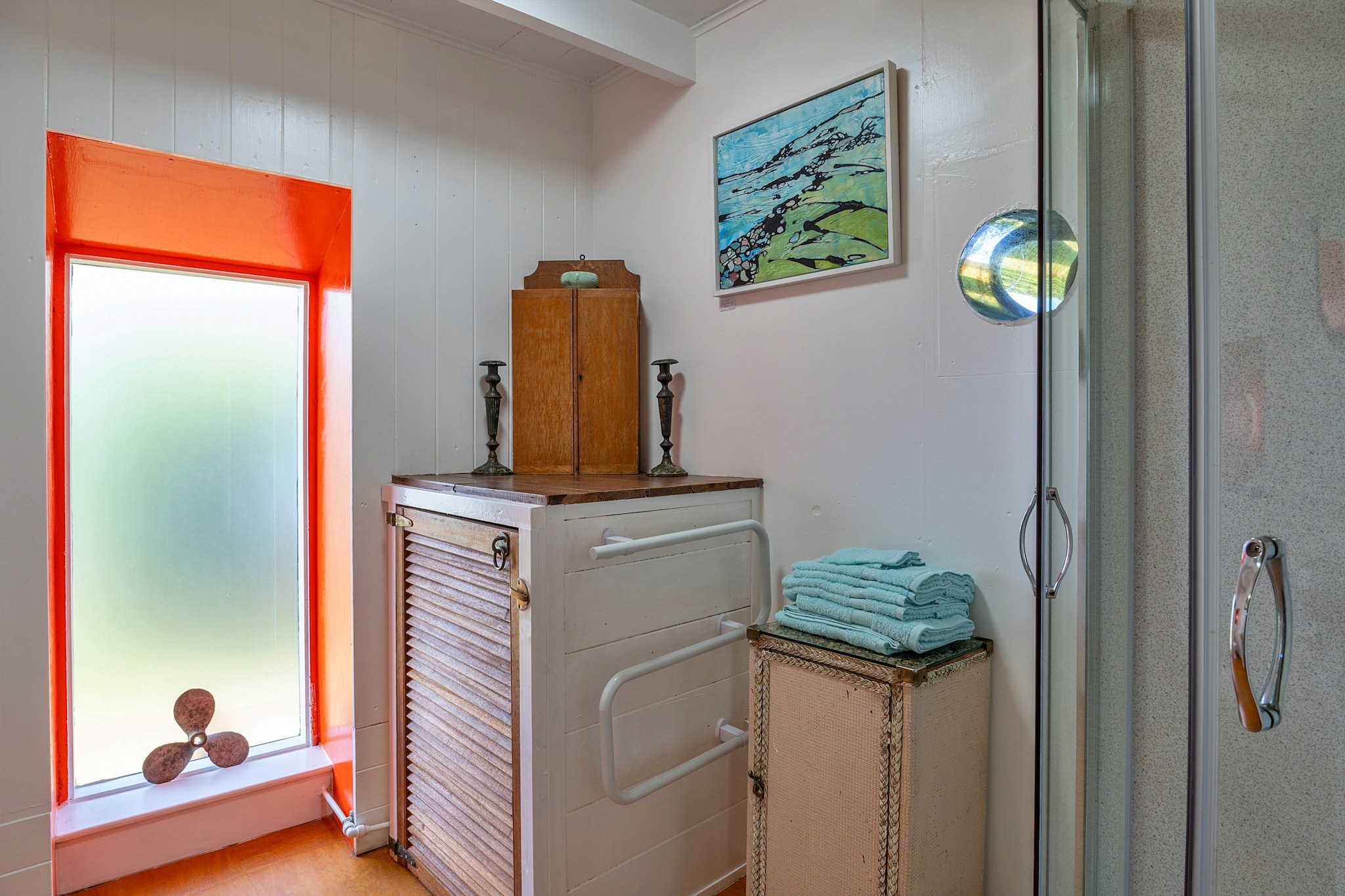 The Watchtower at Western Watch-Badkamer