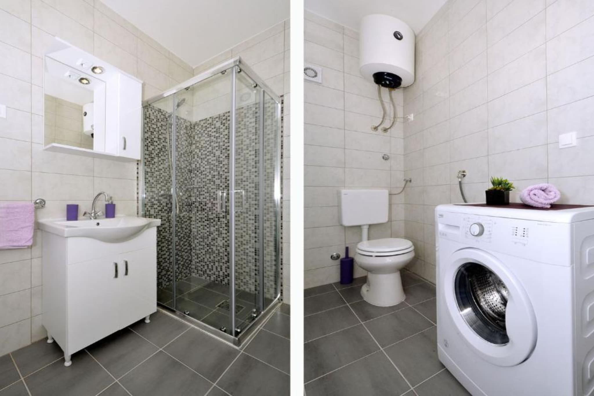 Holiday Home Mery - Two Bedroom House-Bathroom