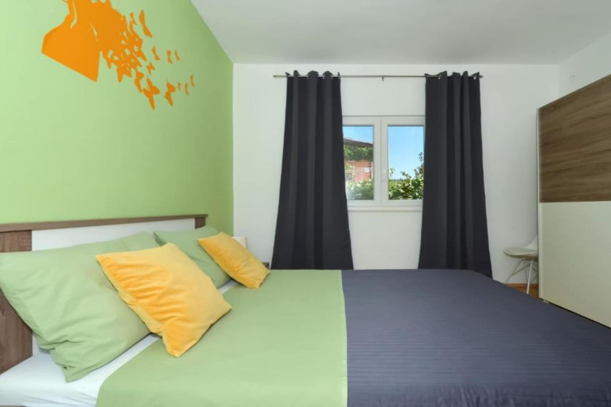 Apartments Nina - Two Bedroom Apartment with Balcony A1-Bedroom