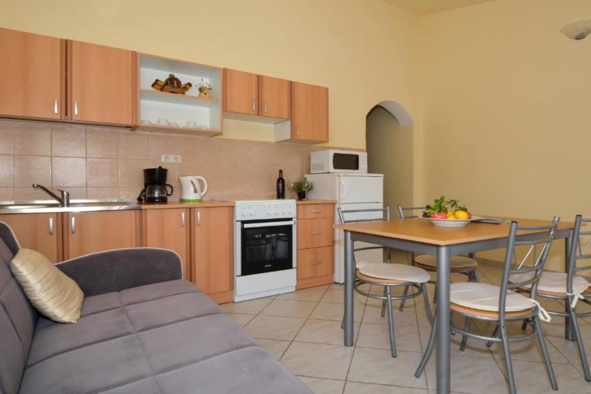 Apartments Nina - Two Bedroom Apartment with Balcony A1-Kitchen
