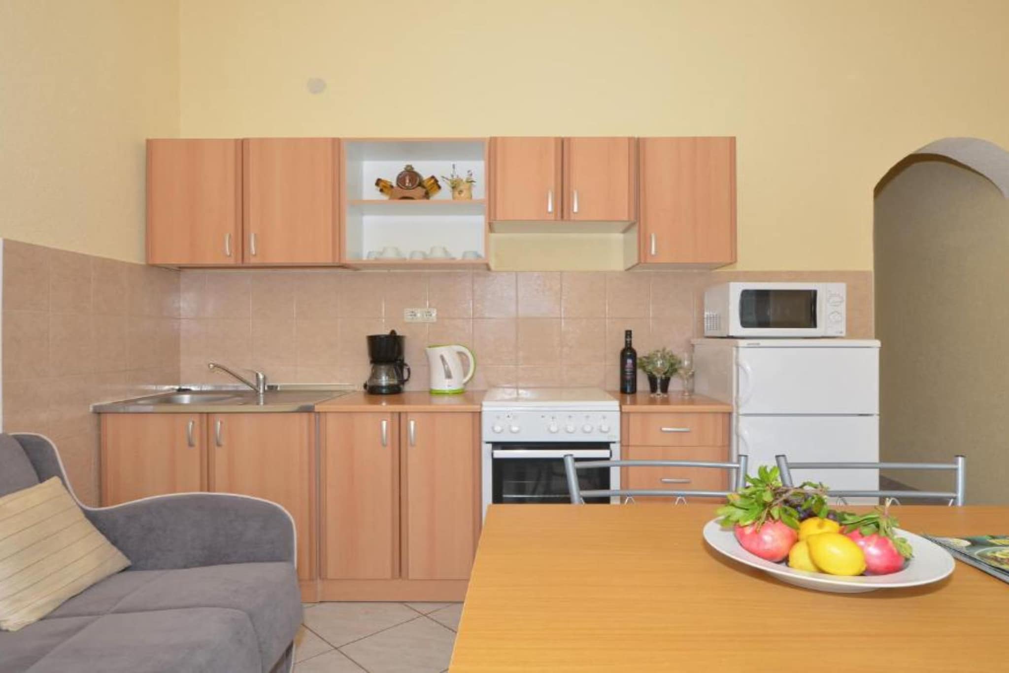 Apartments Nina - Two Bedroom Apartment with Balcony A1-Kitchen
