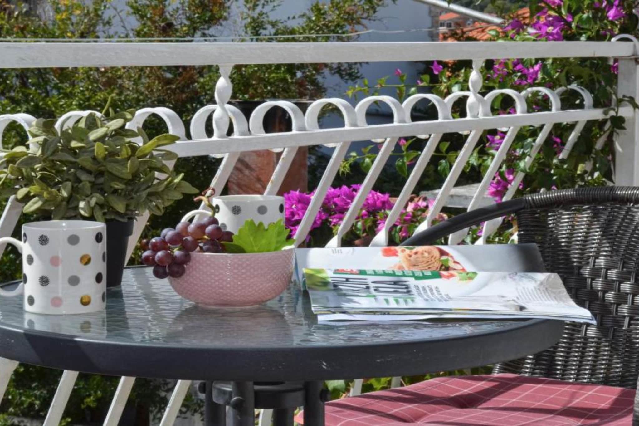 Apartments Nina - One Bedroom Apartment with Balcony A2-Terrace balcony