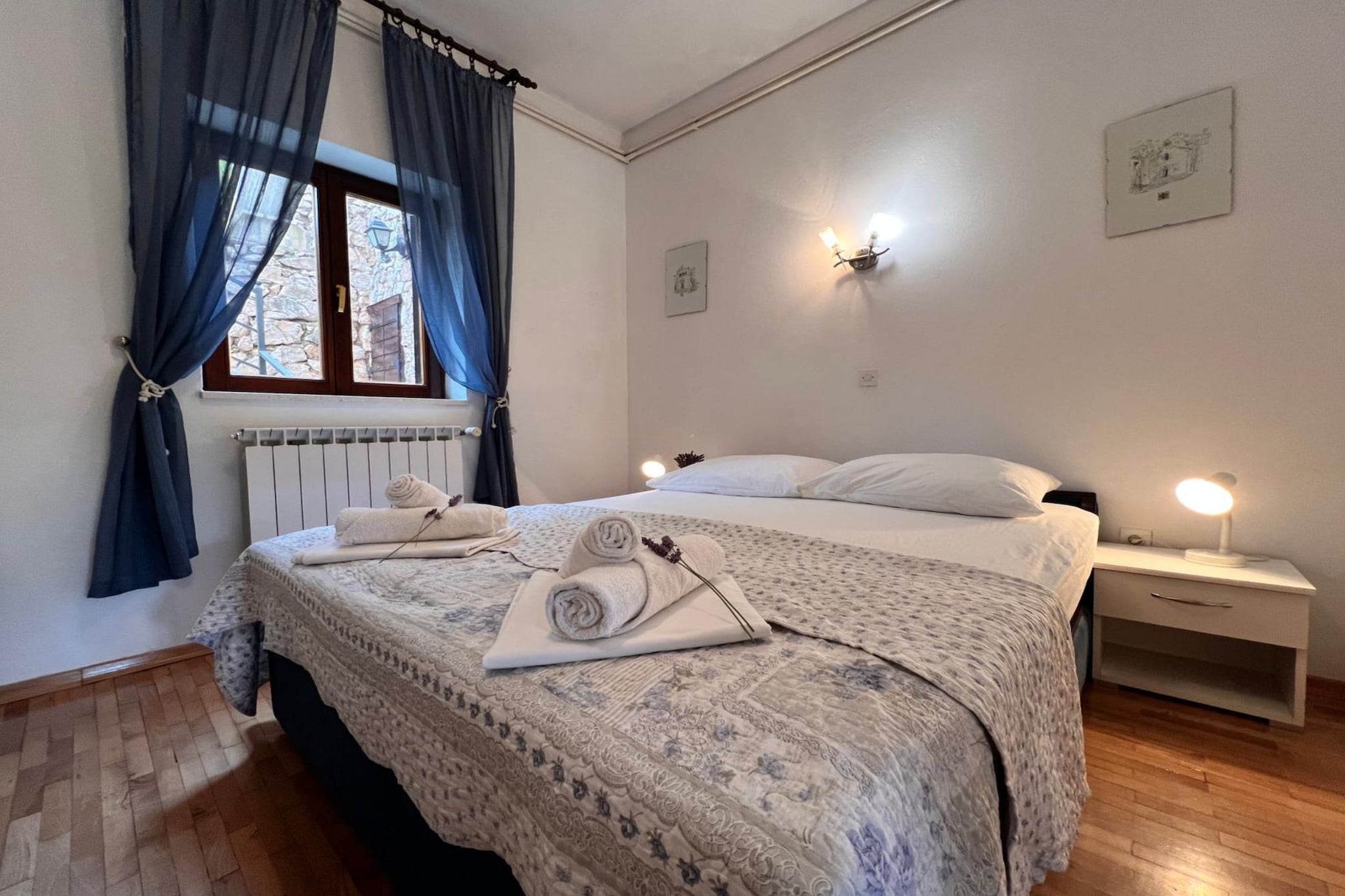 Apartments Butković - One Bedroom Apartment (A2)-Slaapkamer