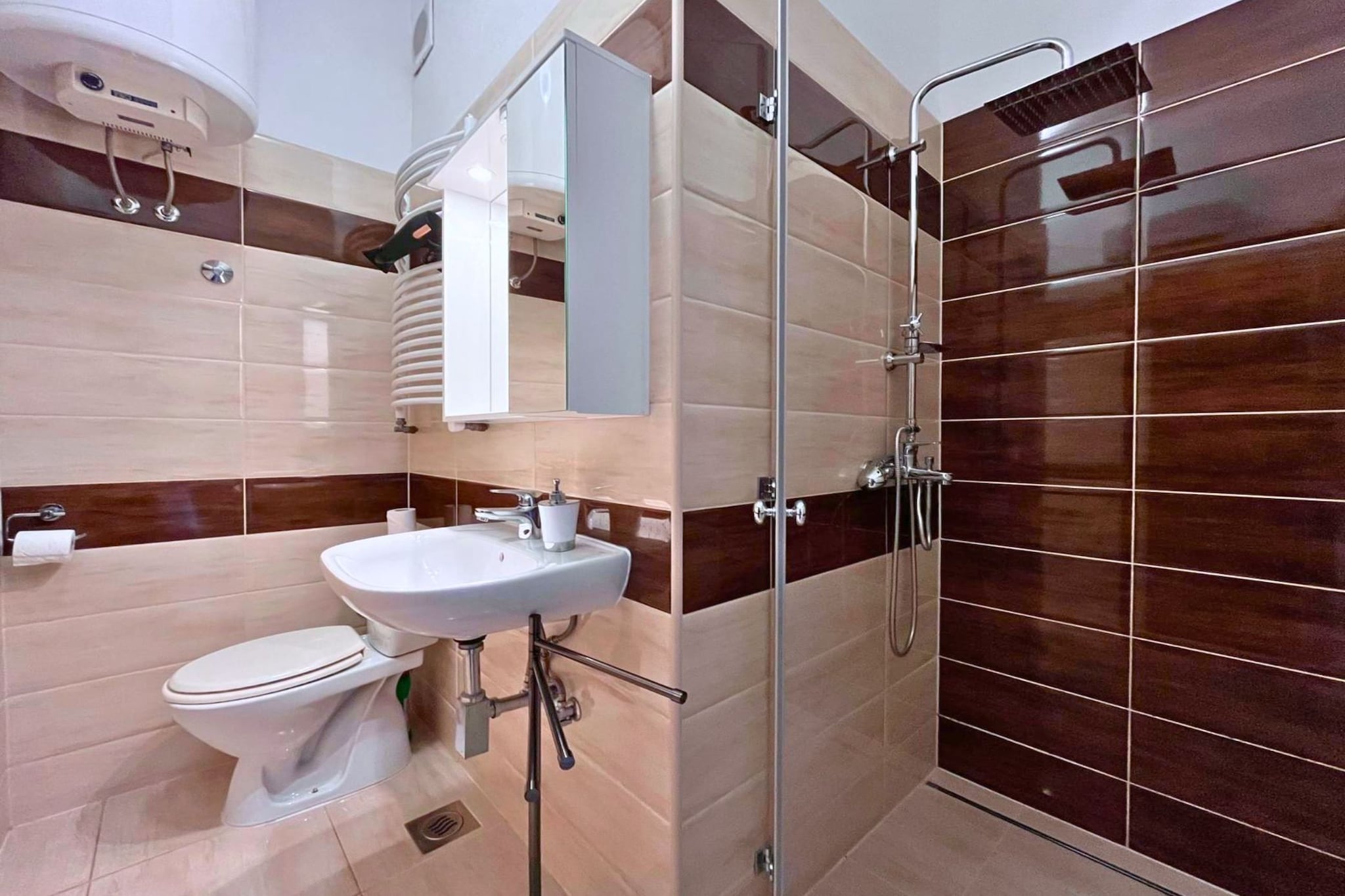 Apartments Butković -  Two Bedroom Apartments (A3)-Badkamer